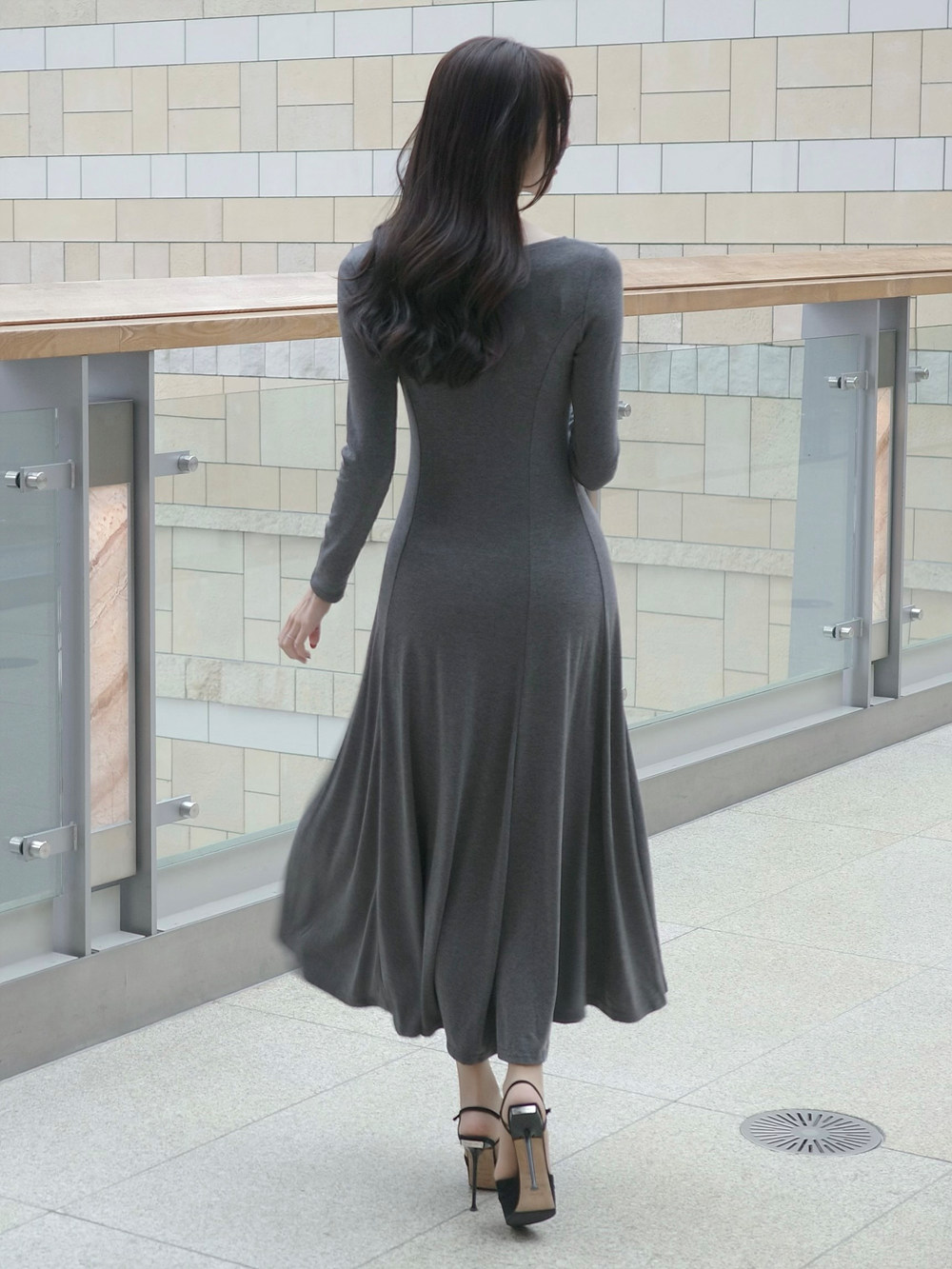 スクエアネックAラインワンピース | 詳細画像5