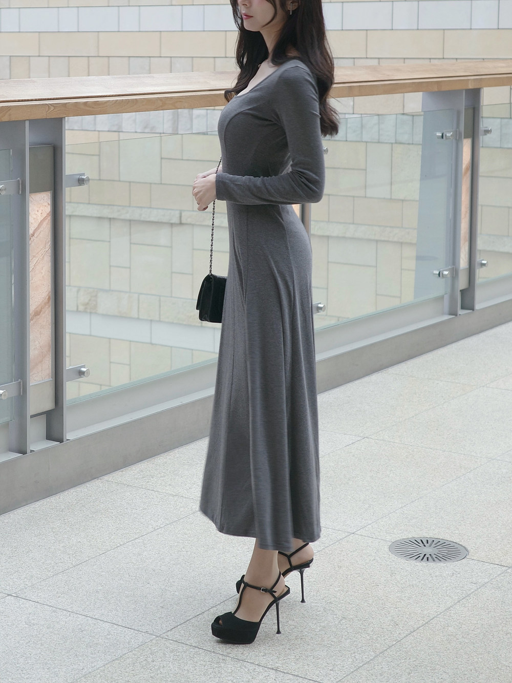 スクエアネックAラインワンピース | 詳細画像8