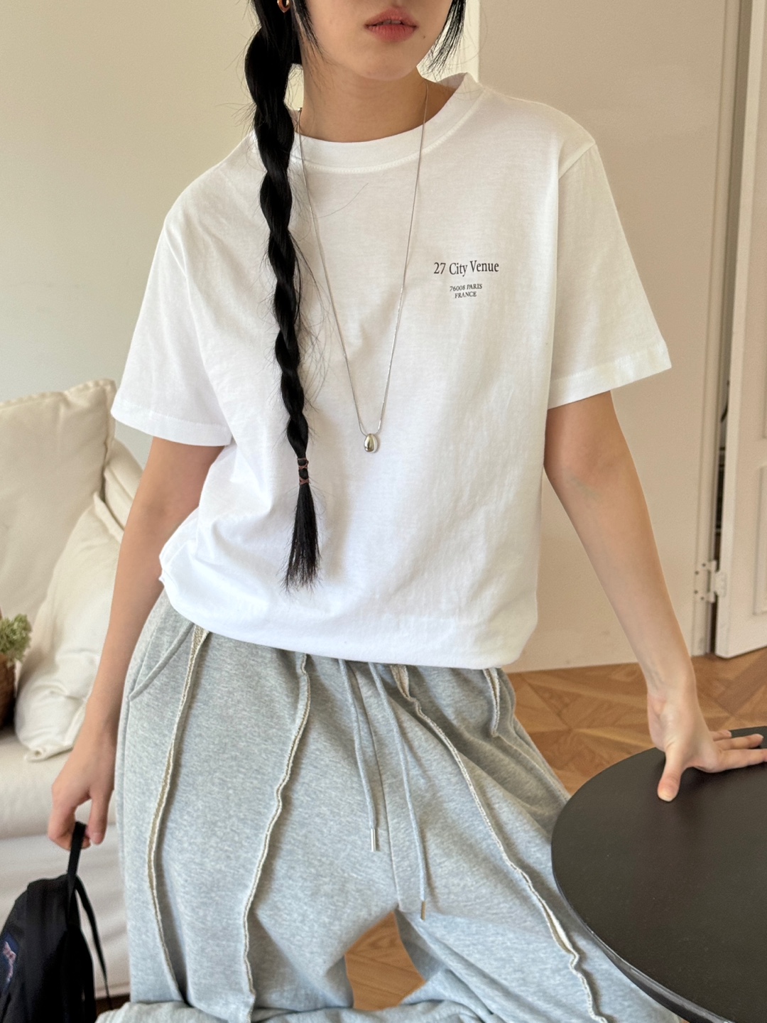 バックCityロゴ半袖Tシャツ | 詳細画像2