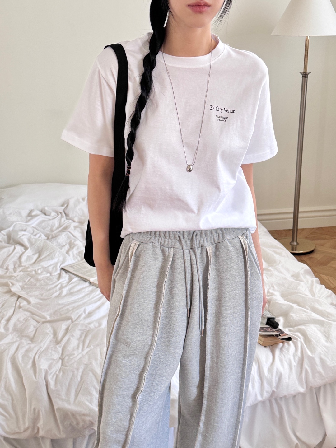 バックCityロゴ半袖Tシャツ | 詳細画像6