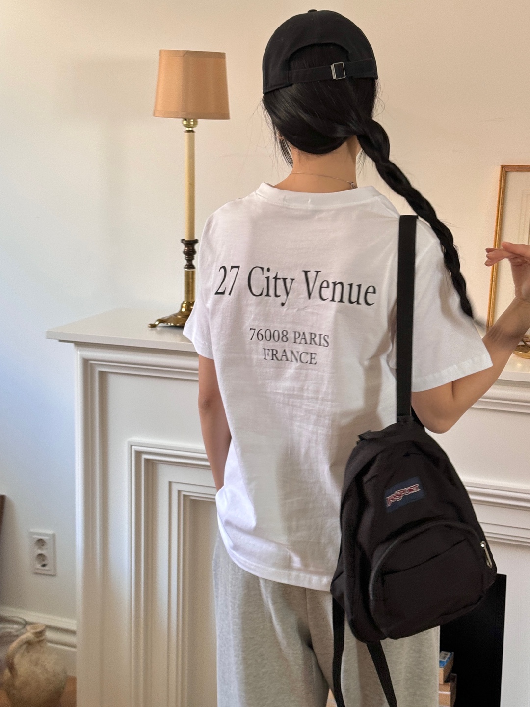 バックCityロゴ半袖Tシャツ | 詳細画像8