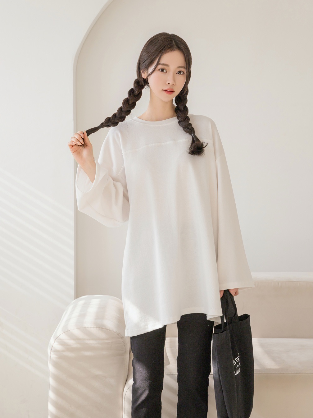 ラインボクシーロングTシャツ | 詳細画像7