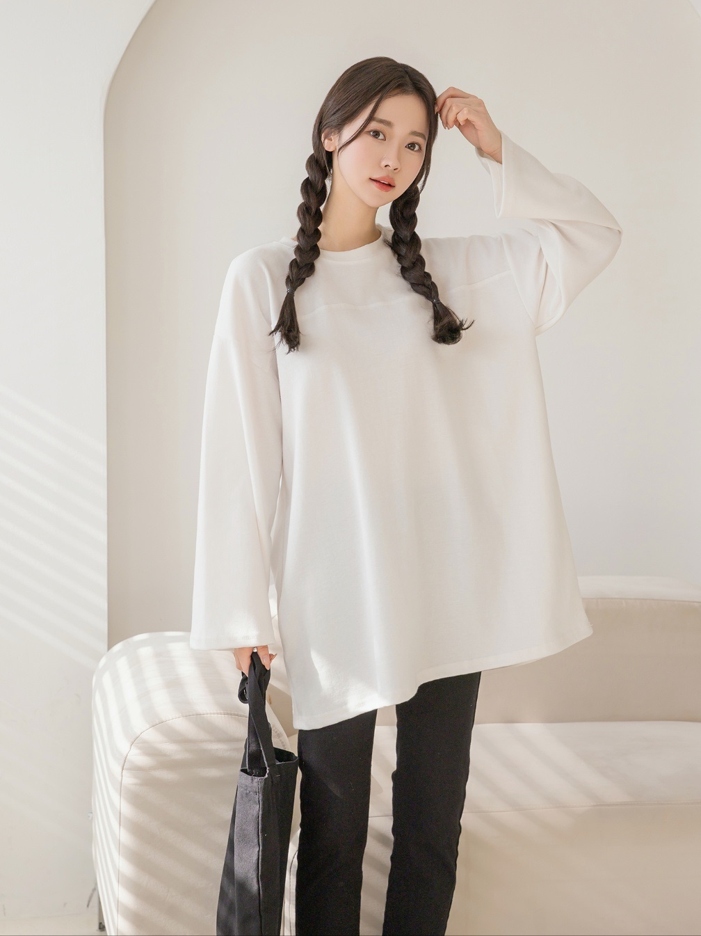 ラインボクシーロングTシャツ | 詳細画像9