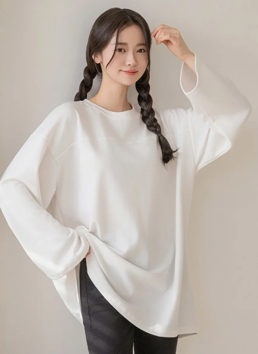ラインボクシーロングTシャツ | 詳細画像1