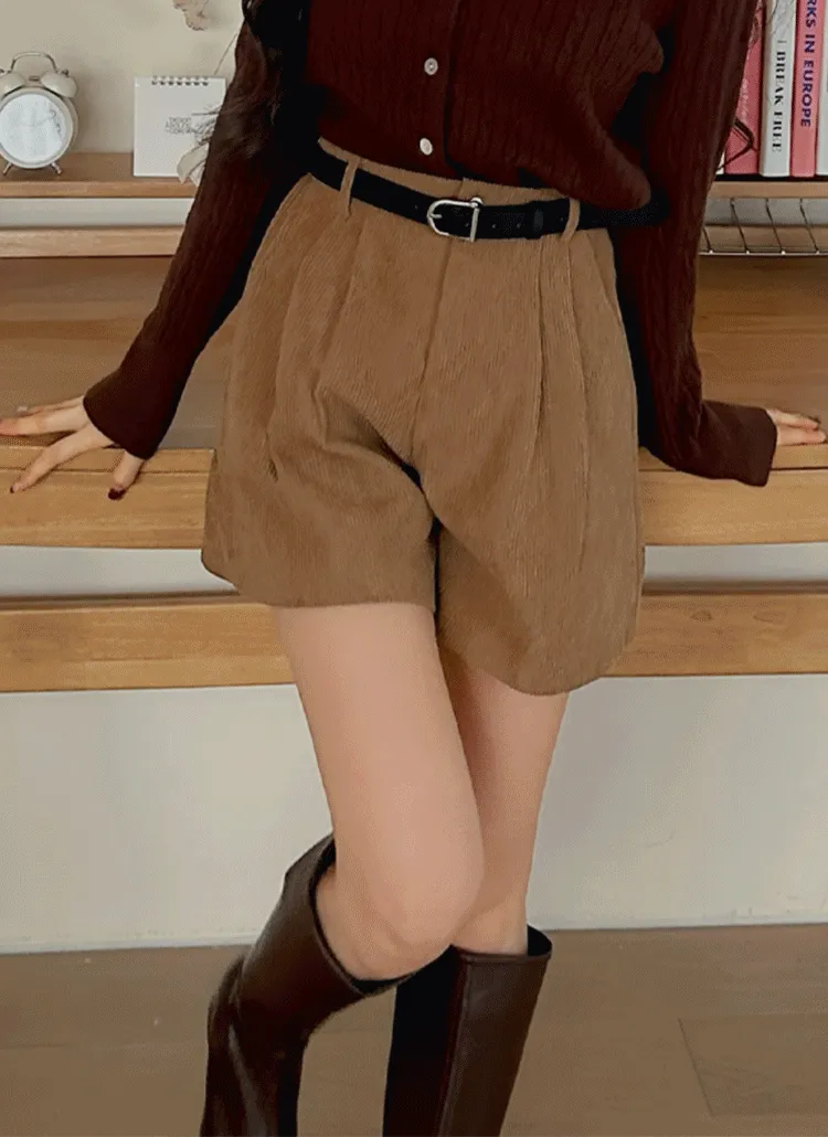 ツータックコーデュロイショートパンツ | icecrew | 詳細画像1
