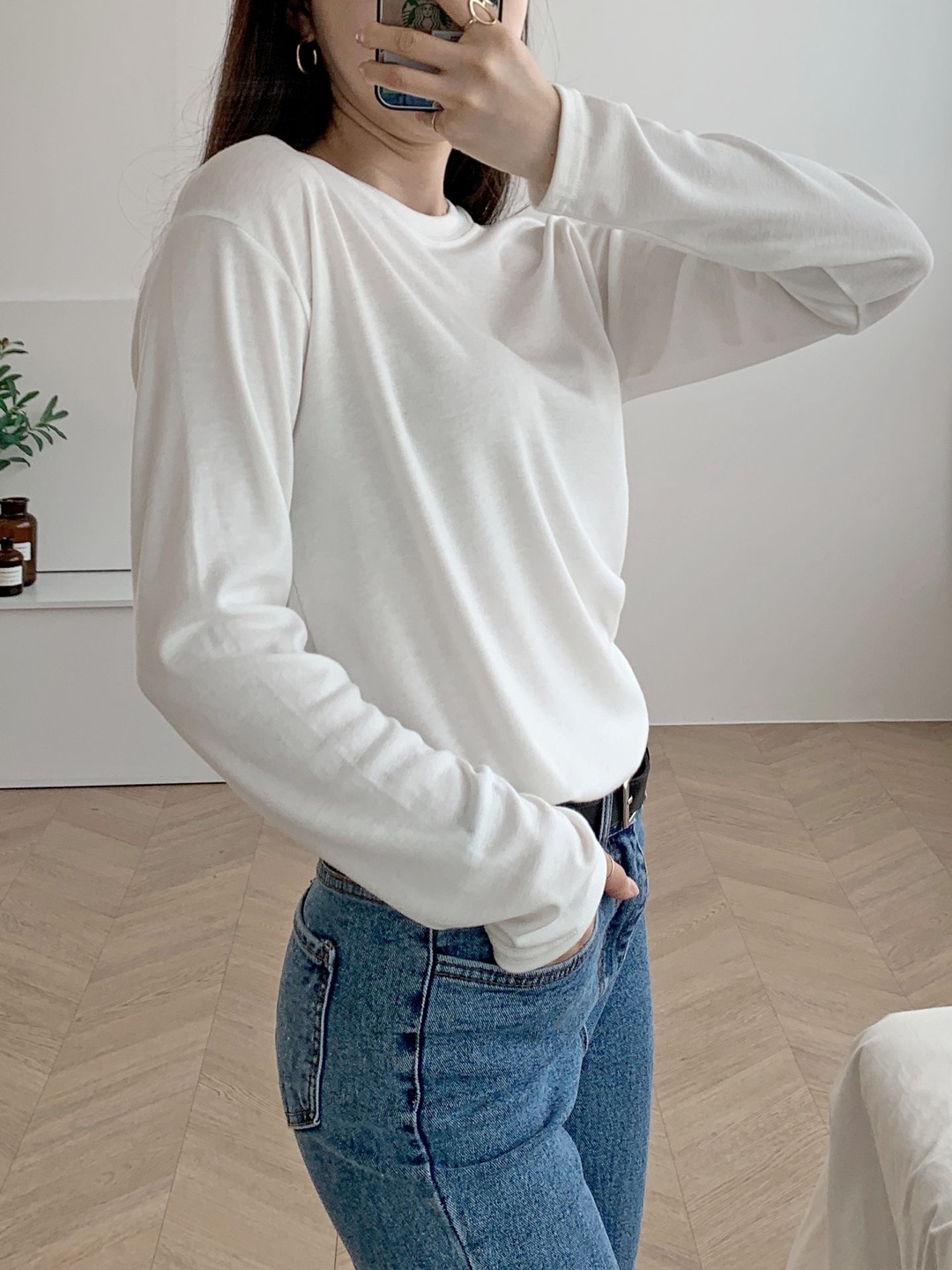 ラウンドネックスタンダードフィットTシャツ | 詳細画像10