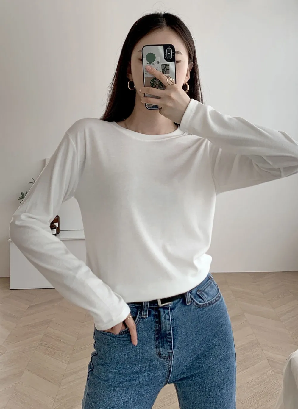 ラウンドネックスタンダードフィットTシャツ | 詳細画像1