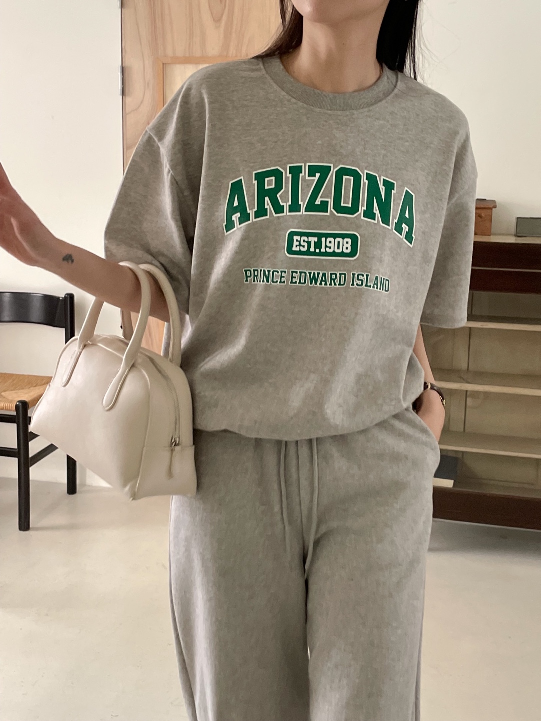 ARIZONA半袖スウェット&ドロストジョガーパンツSET | 詳細画像10