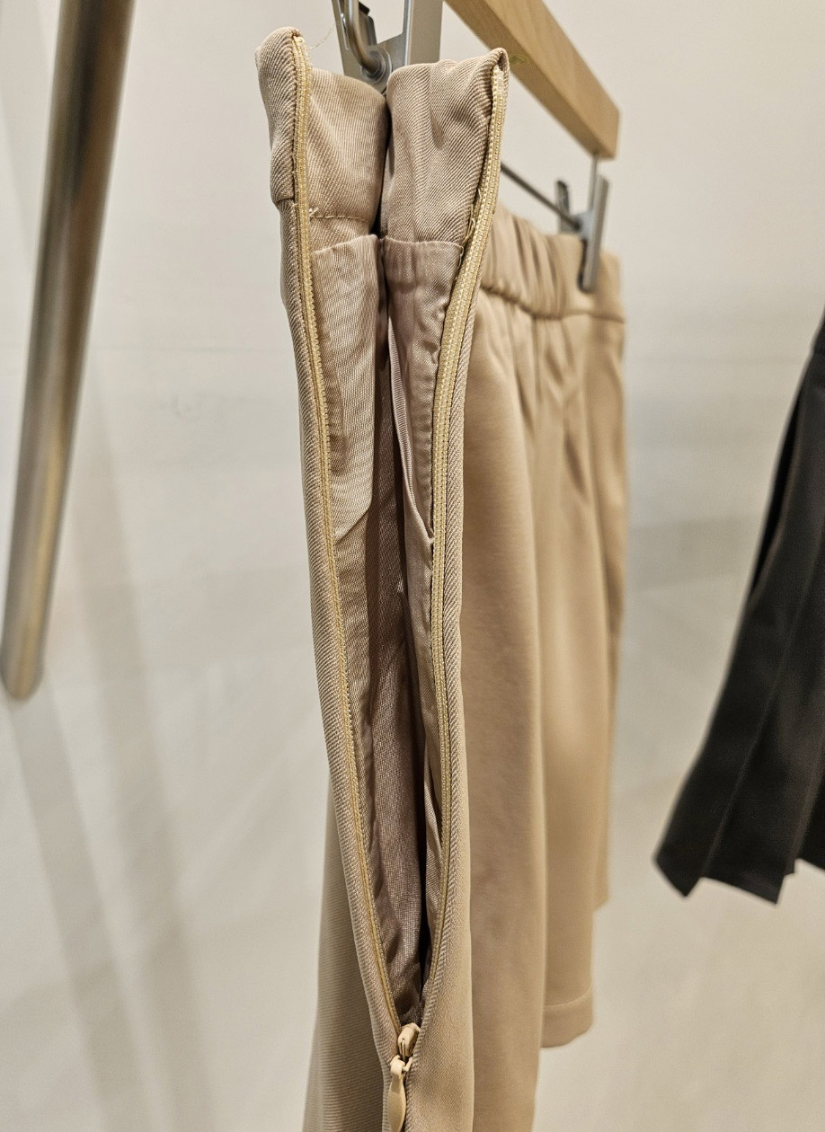ゴールドボタンジャケット&パンツ裏地ラッププリーツスカートSET | 詳細画像17