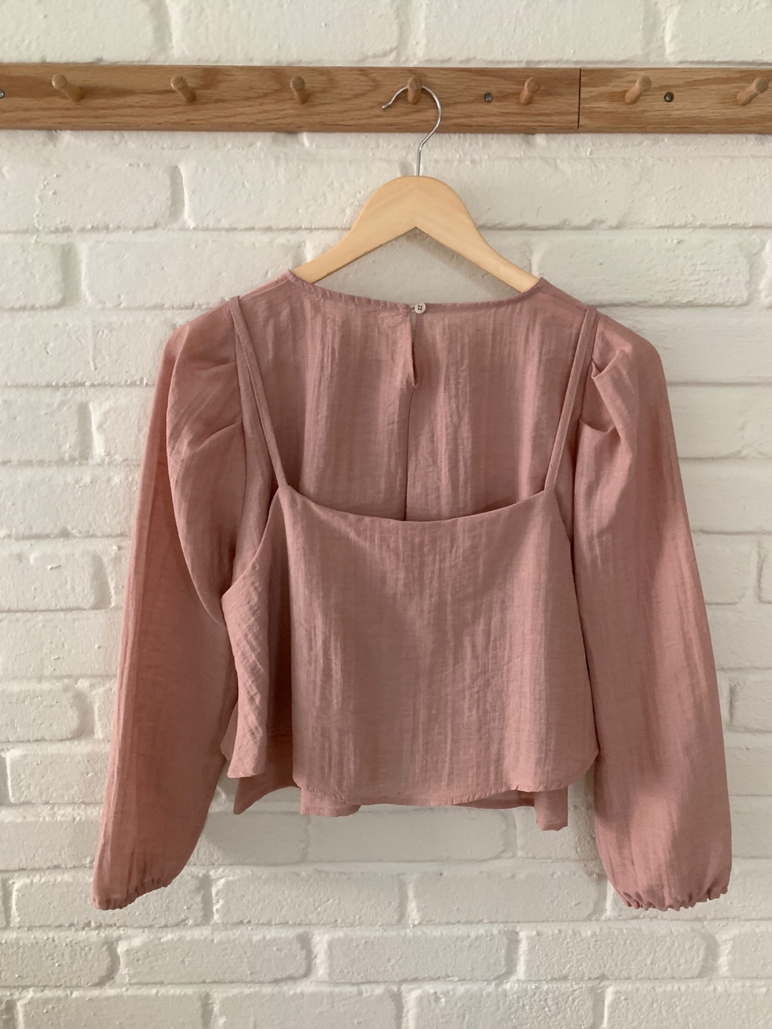 リネン混ビスチェ&パフブラウスSET | 詳細画像20