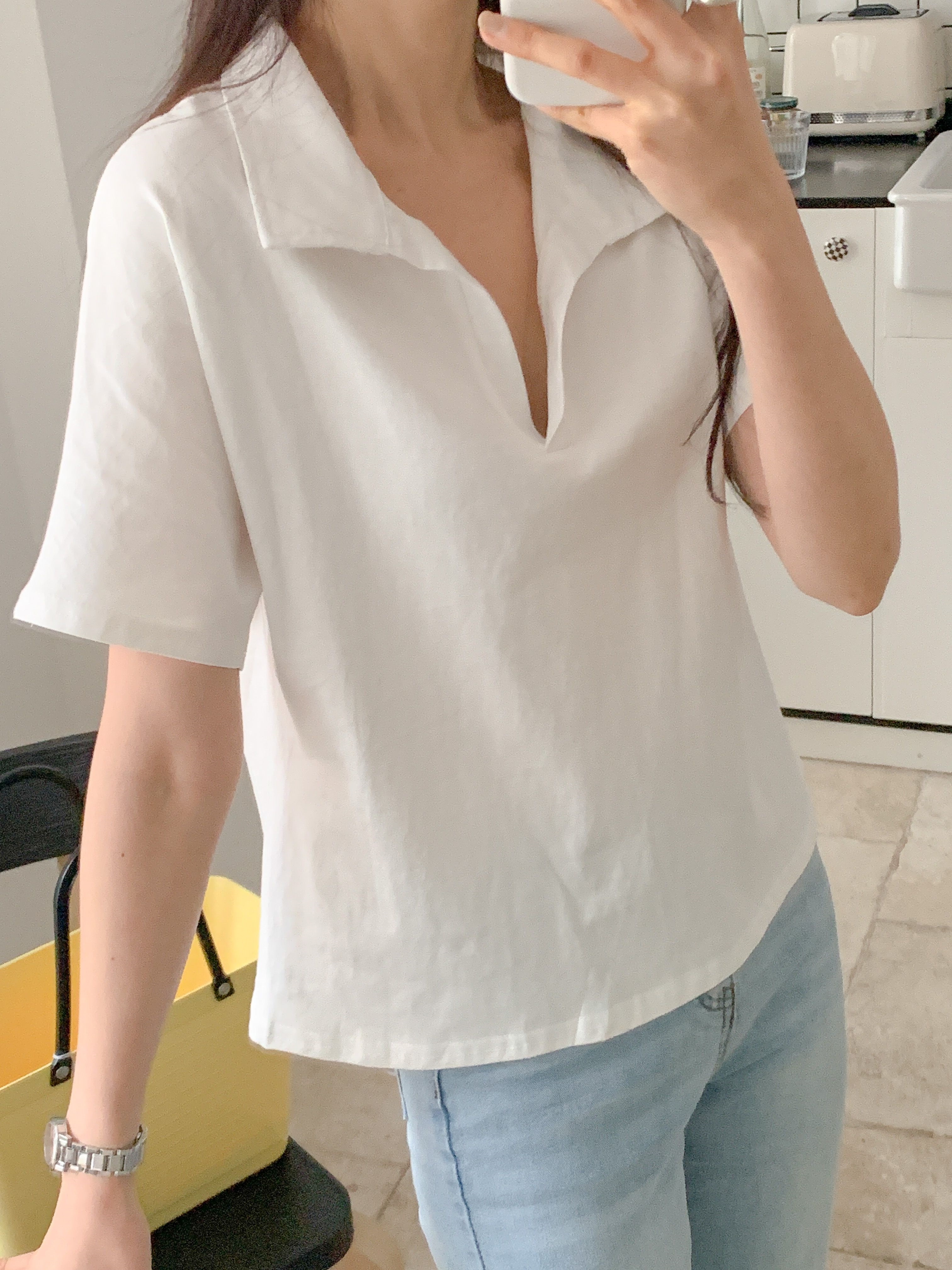 スキッパー半袖Tシャツ | 詳細画像2