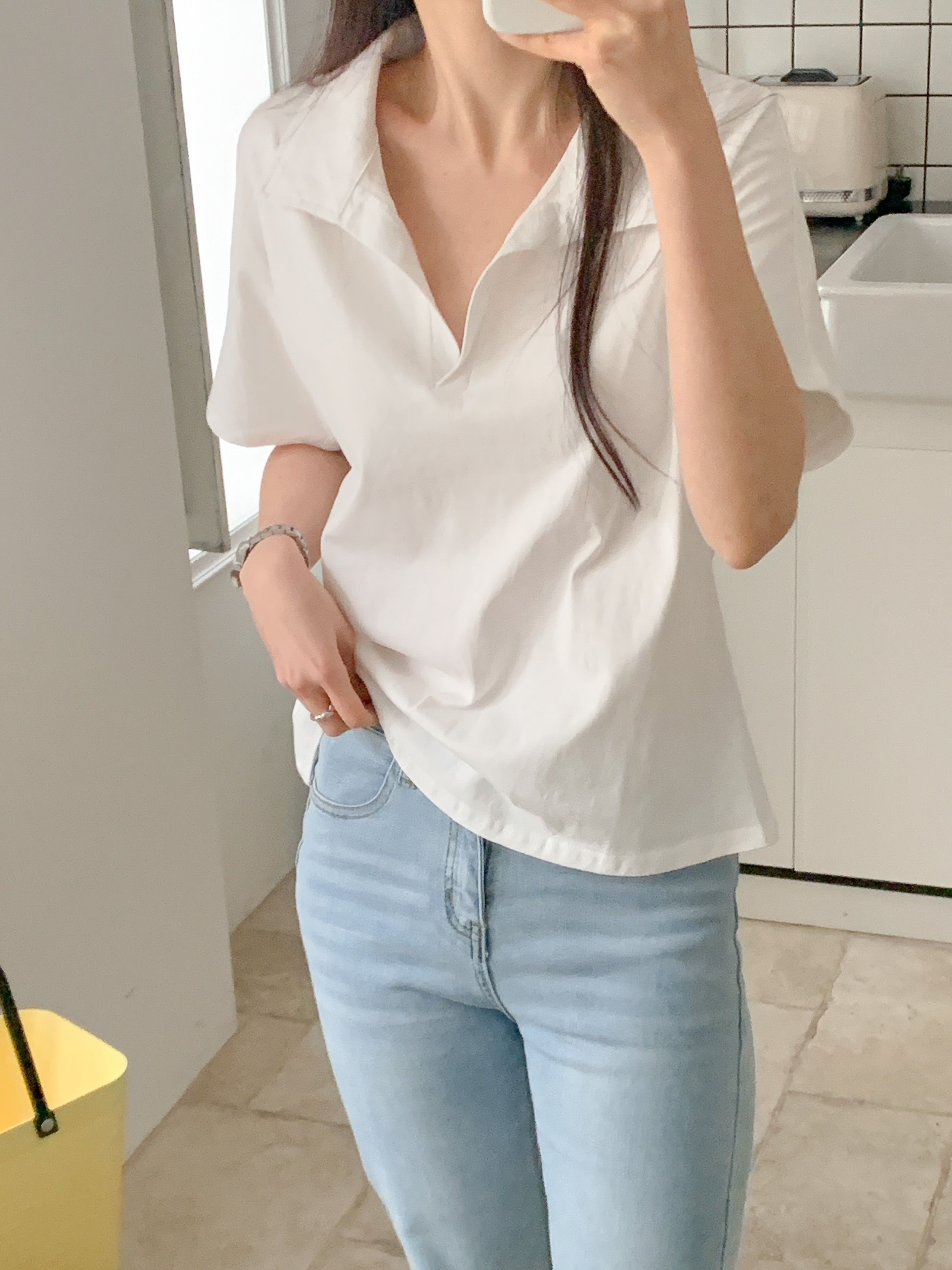 スキッパー半袖Tシャツ | 詳細画像3