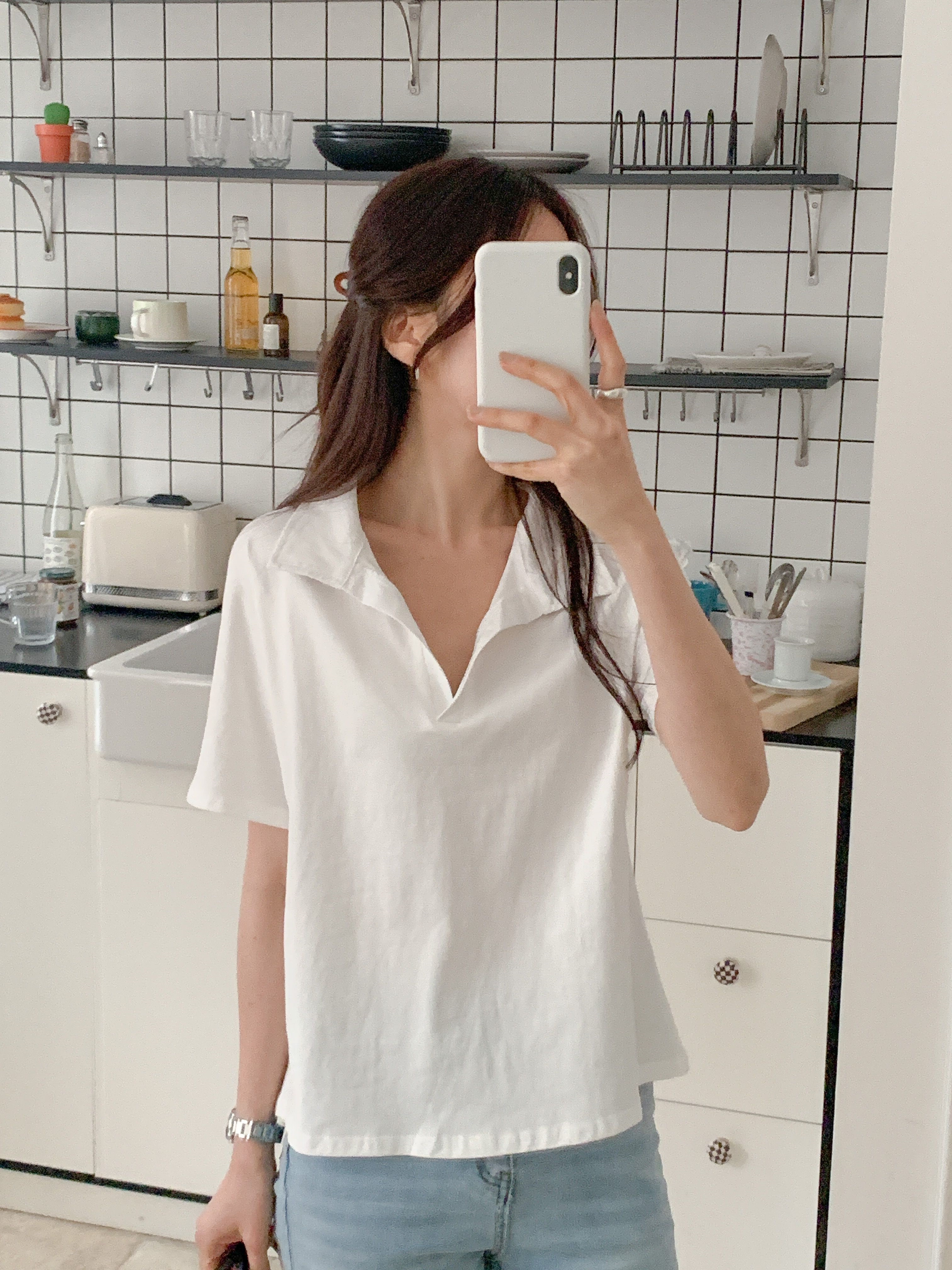 スキッパー半袖Tシャツ | 詳細画像11