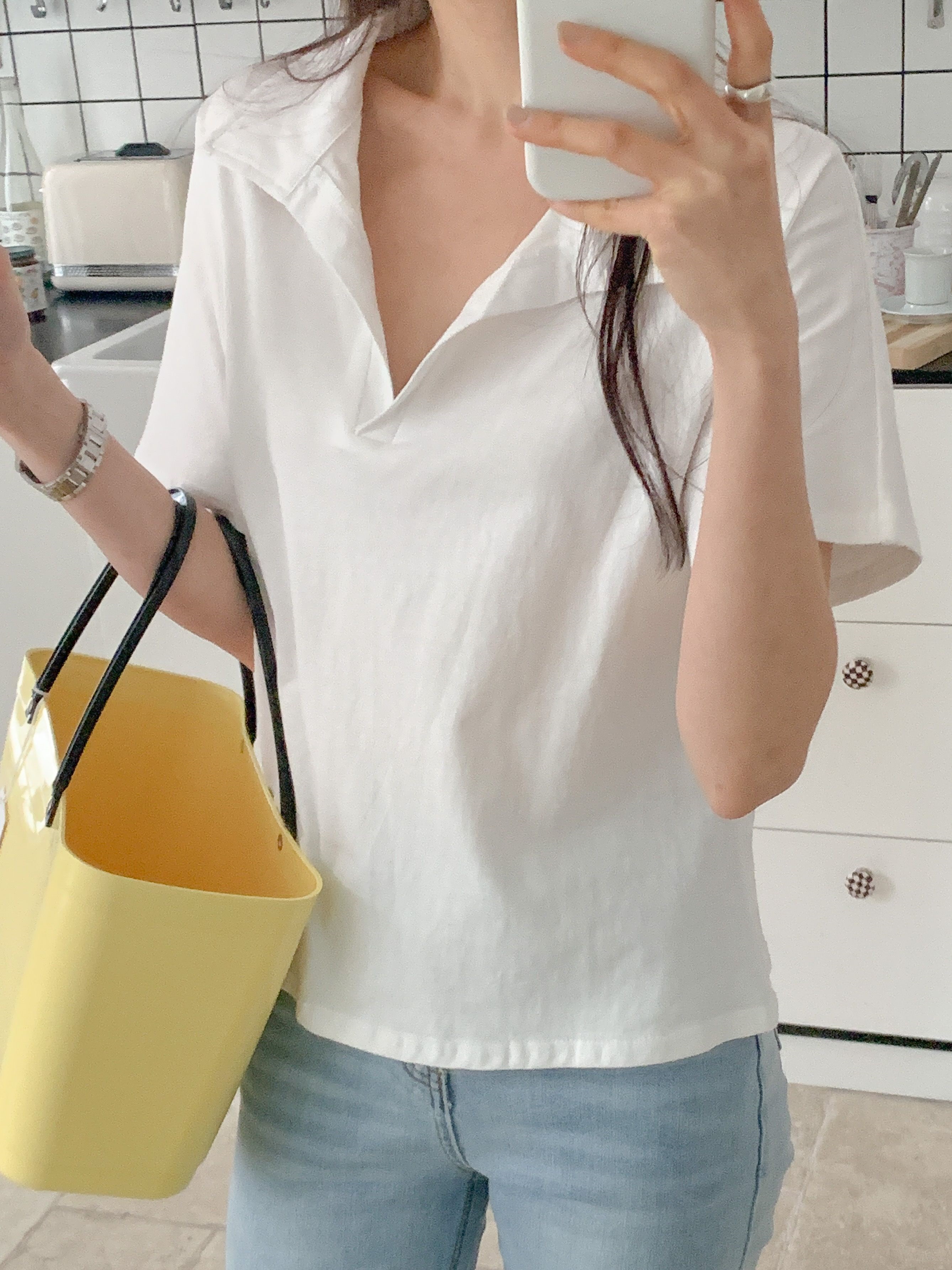 スキッパー半袖Tシャツ | 詳細画像13