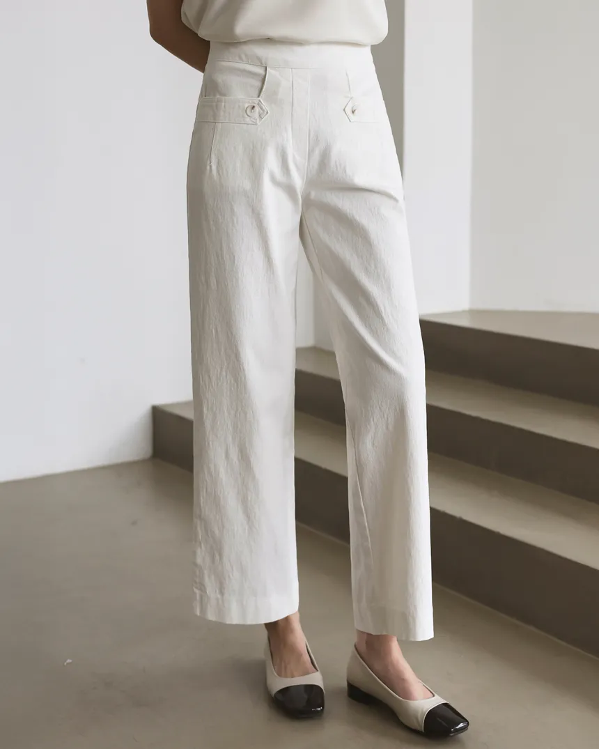 ボタンポケットコットンパンツ | MONO AT.D | 詳細画像1