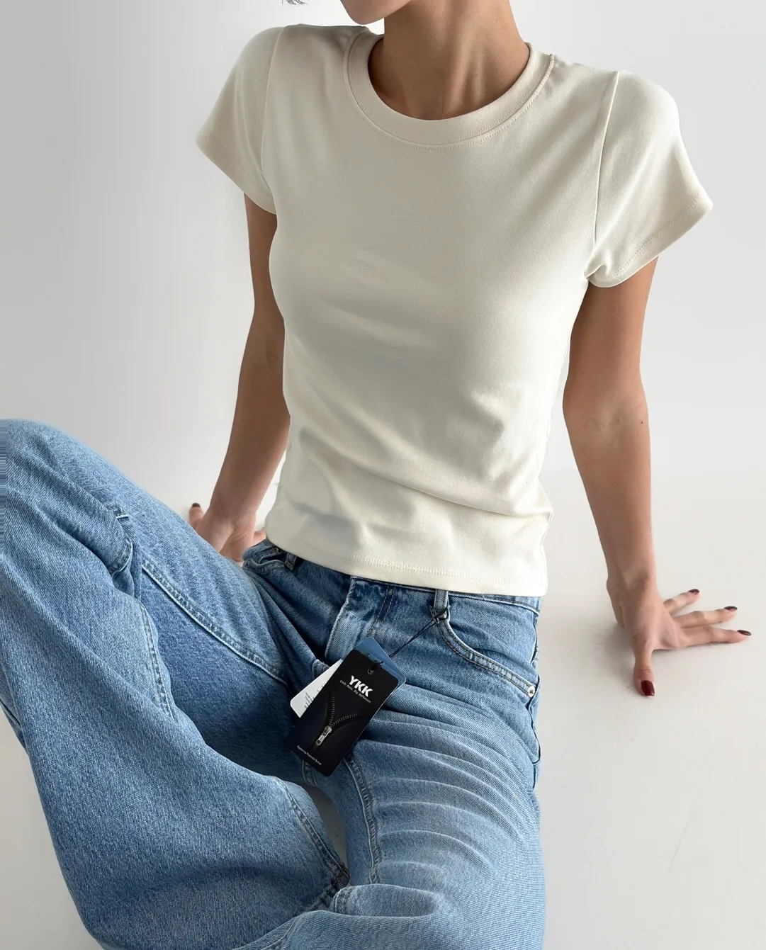 ラウンドネックショートスリーブTシャツ | 詳細画像1