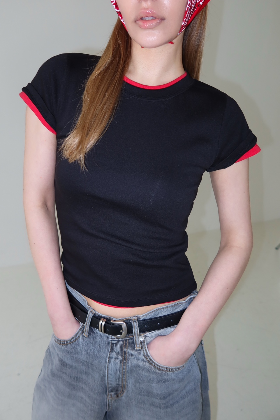 ラウンドネックショートスリーブTシャツ | 詳細画像7
