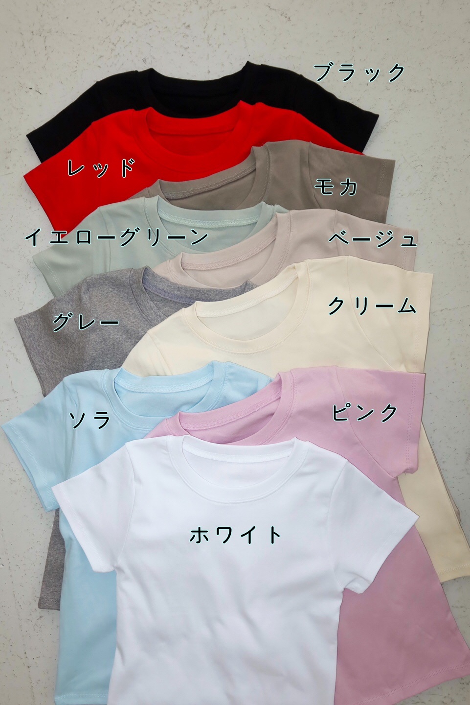 ラウンドネックショートスリーブTシャツ | 詳細画像9