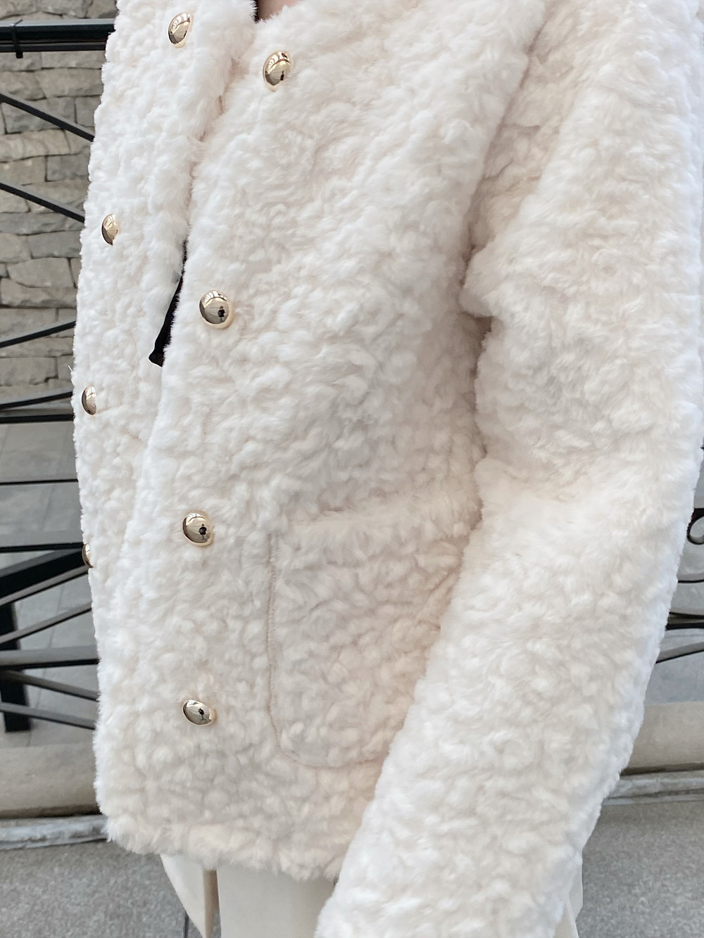 ゴールドボタンエコファージャケット | 詳細画像6