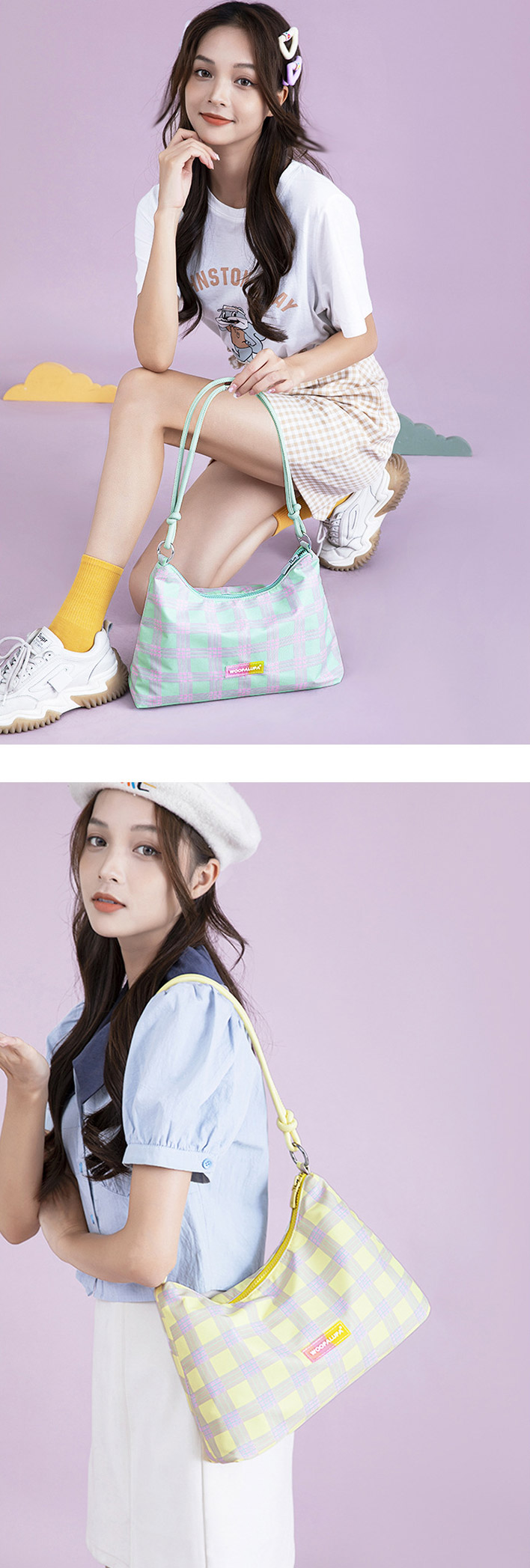 ロゴチェックノットハンドルバッグ | 詳細画像5