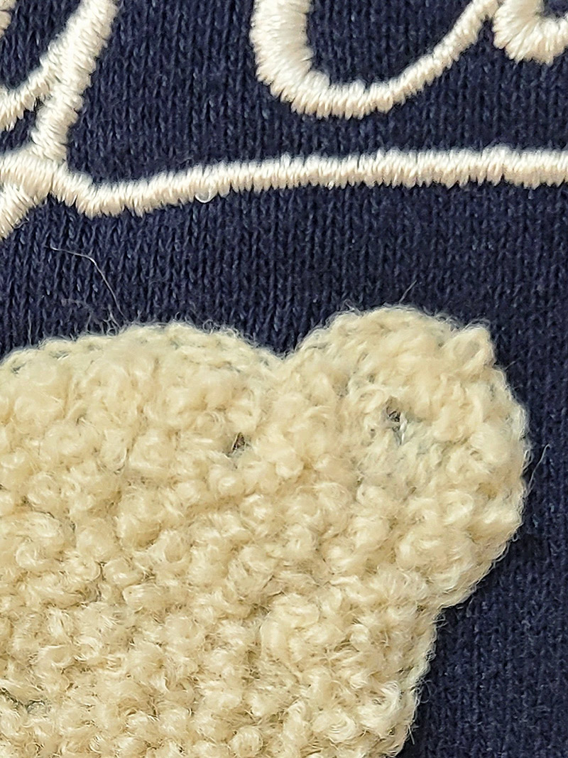 ブークレベアサークル刺繍ラグランスウェット | 詳細画像18