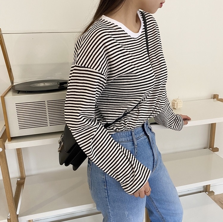 ボーダールーズフィットTシャツ | 詳細画像6