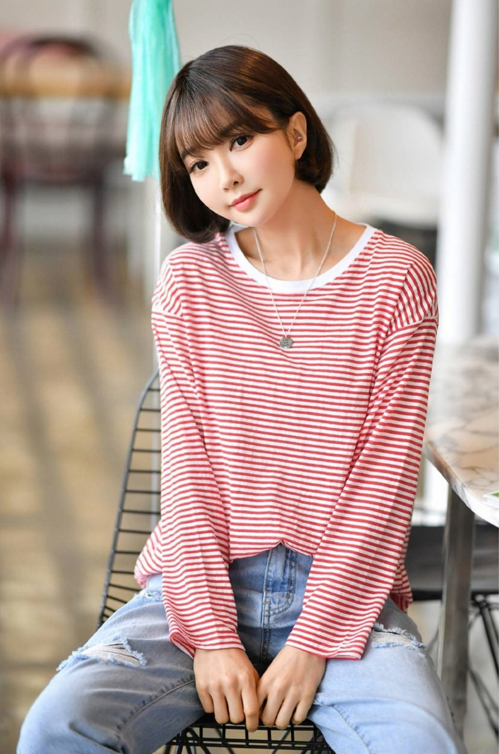 ボーダールーズフィットTシャツ | 詳細画像14