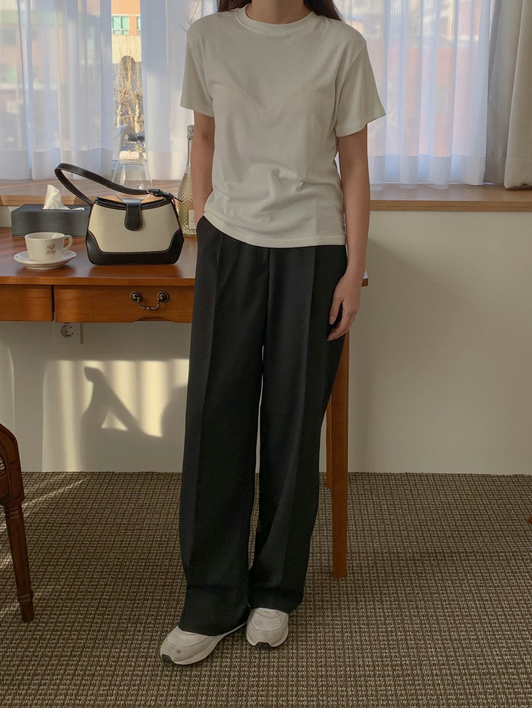 ラウンドネック半袖Tシャツ | 詳細画像2