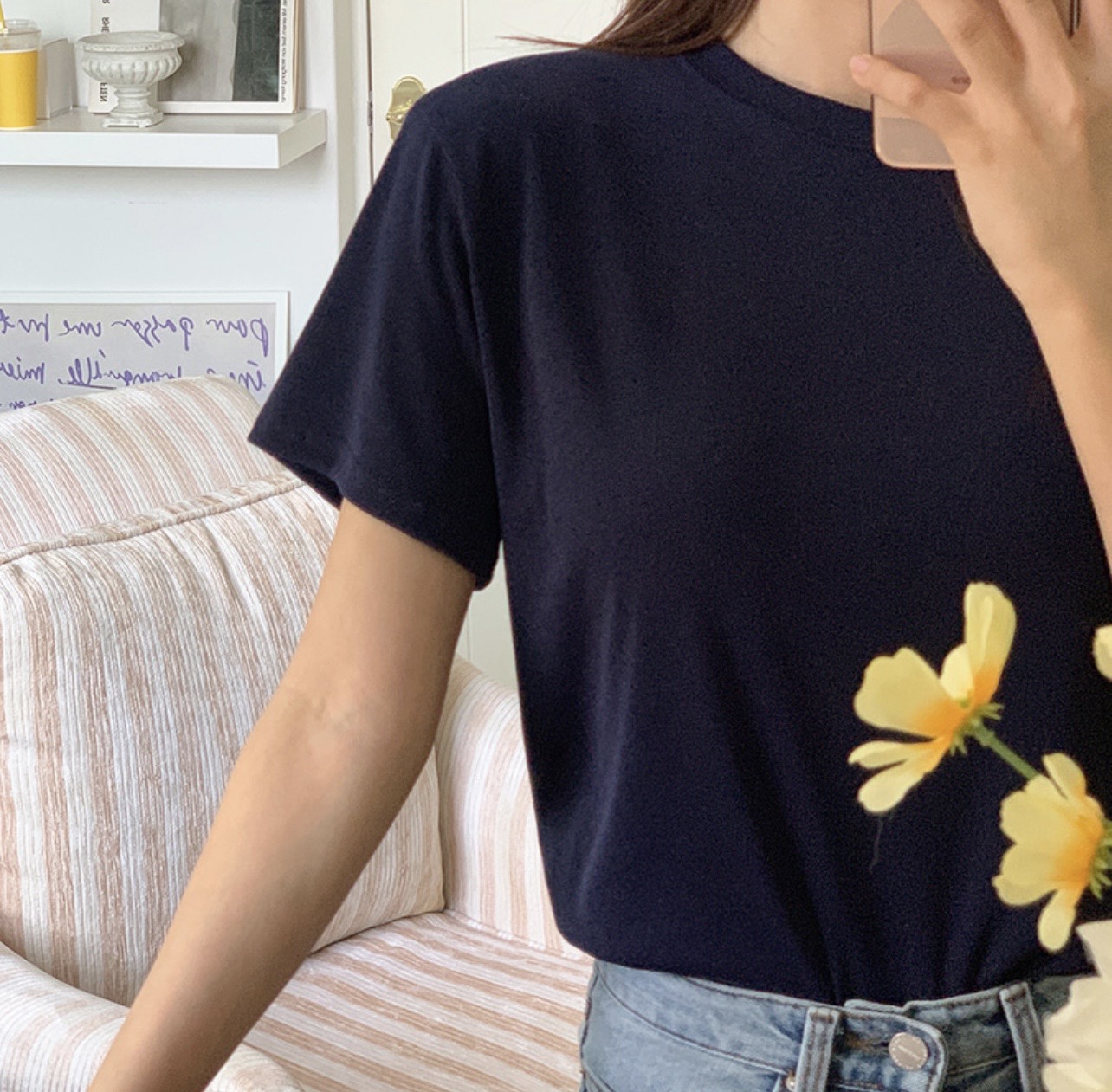 ラウンドネック半袖Tシャツ | 詳細画像19
