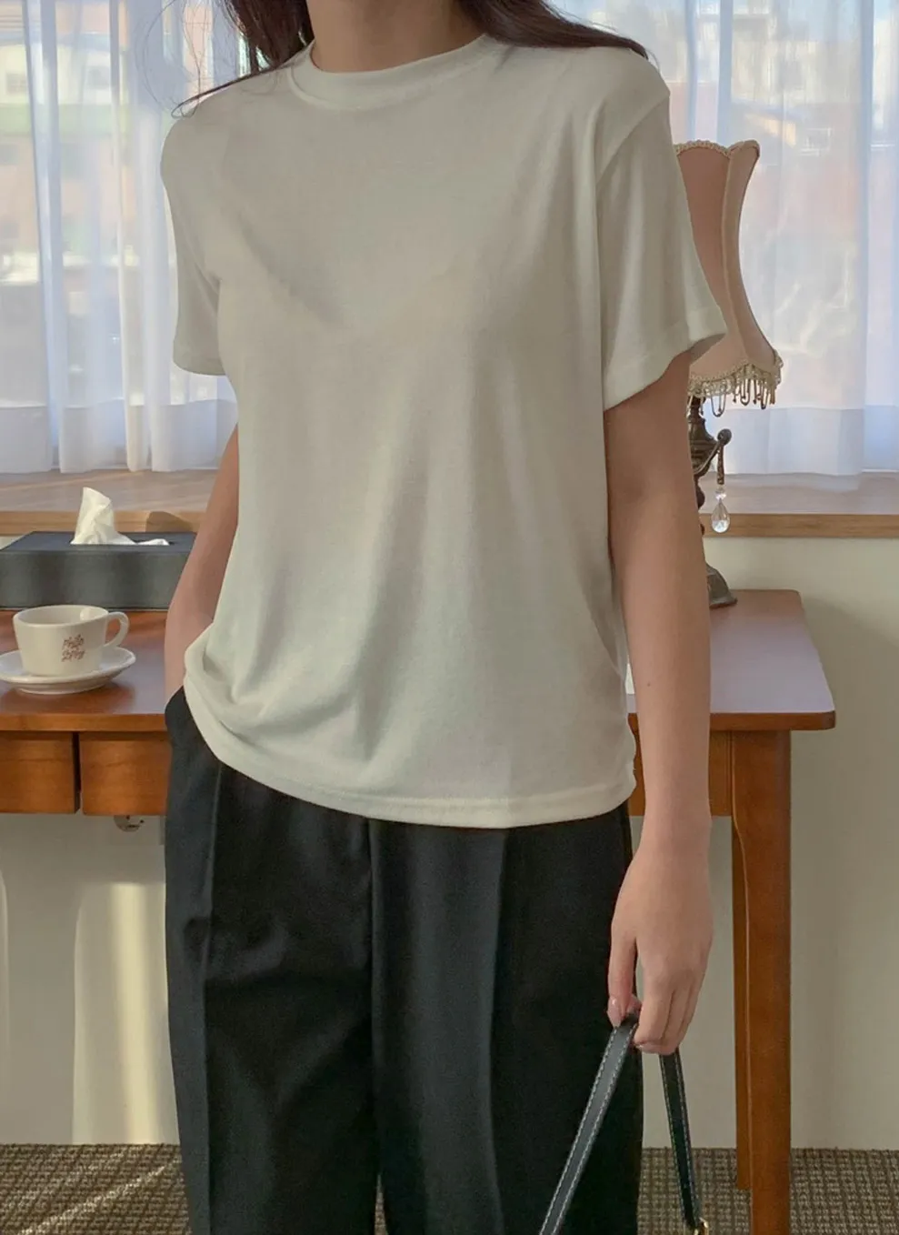 ラウンドネック半袖Tシャツ | 詳細画像1