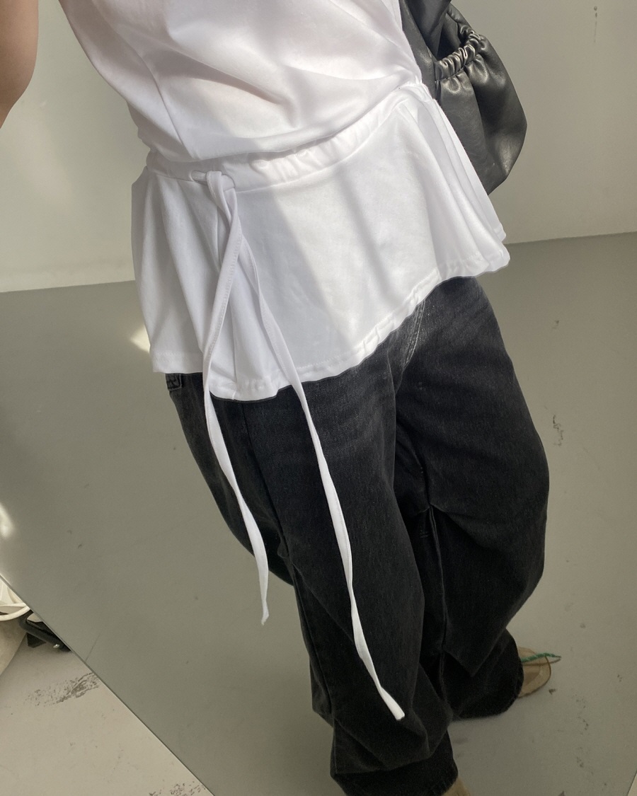 ドロストペプラム半袖Tシャツ | 詳細画像8