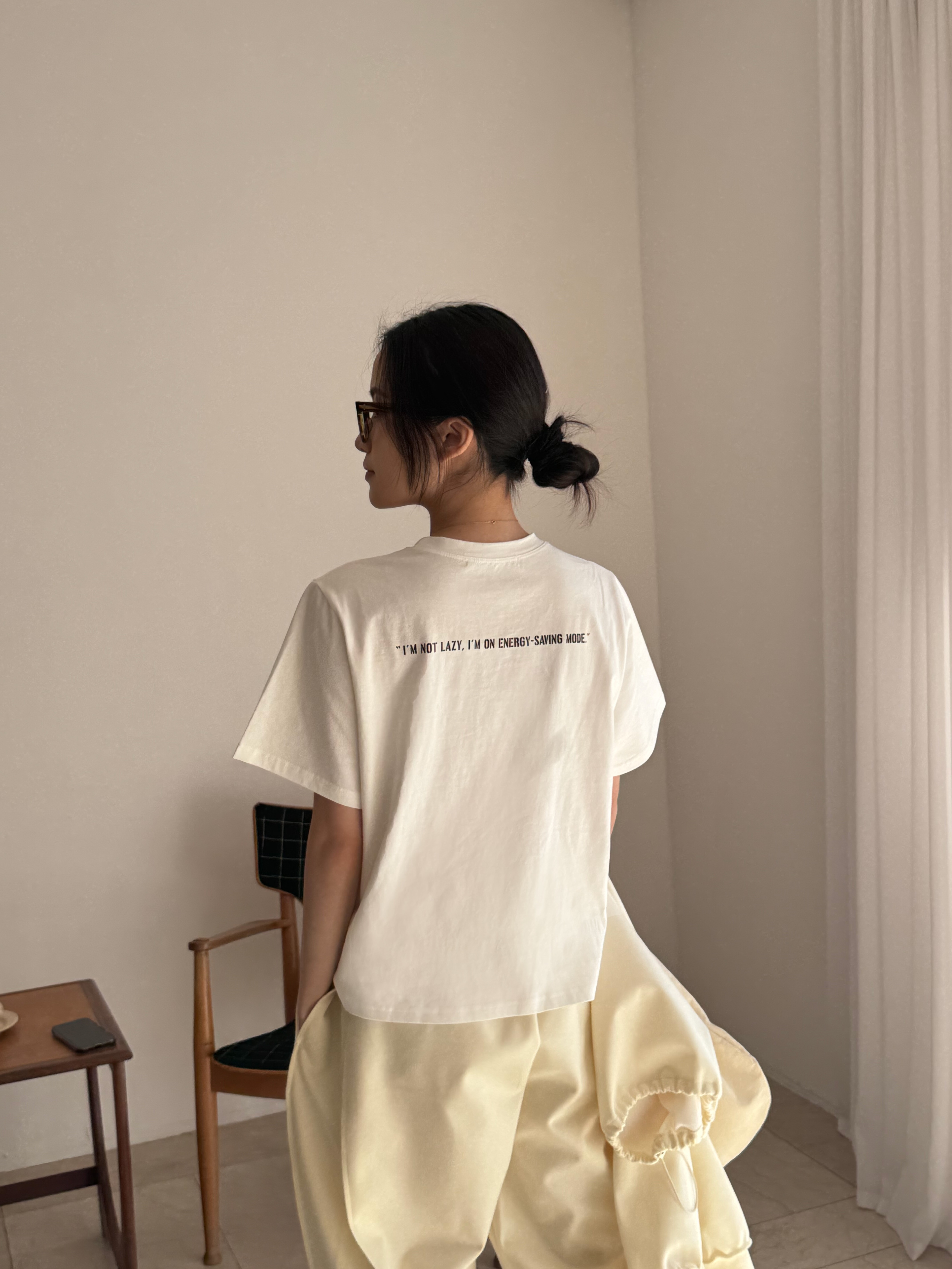 バックレタリングショート半袖Tシャツ | 詳細画像15
