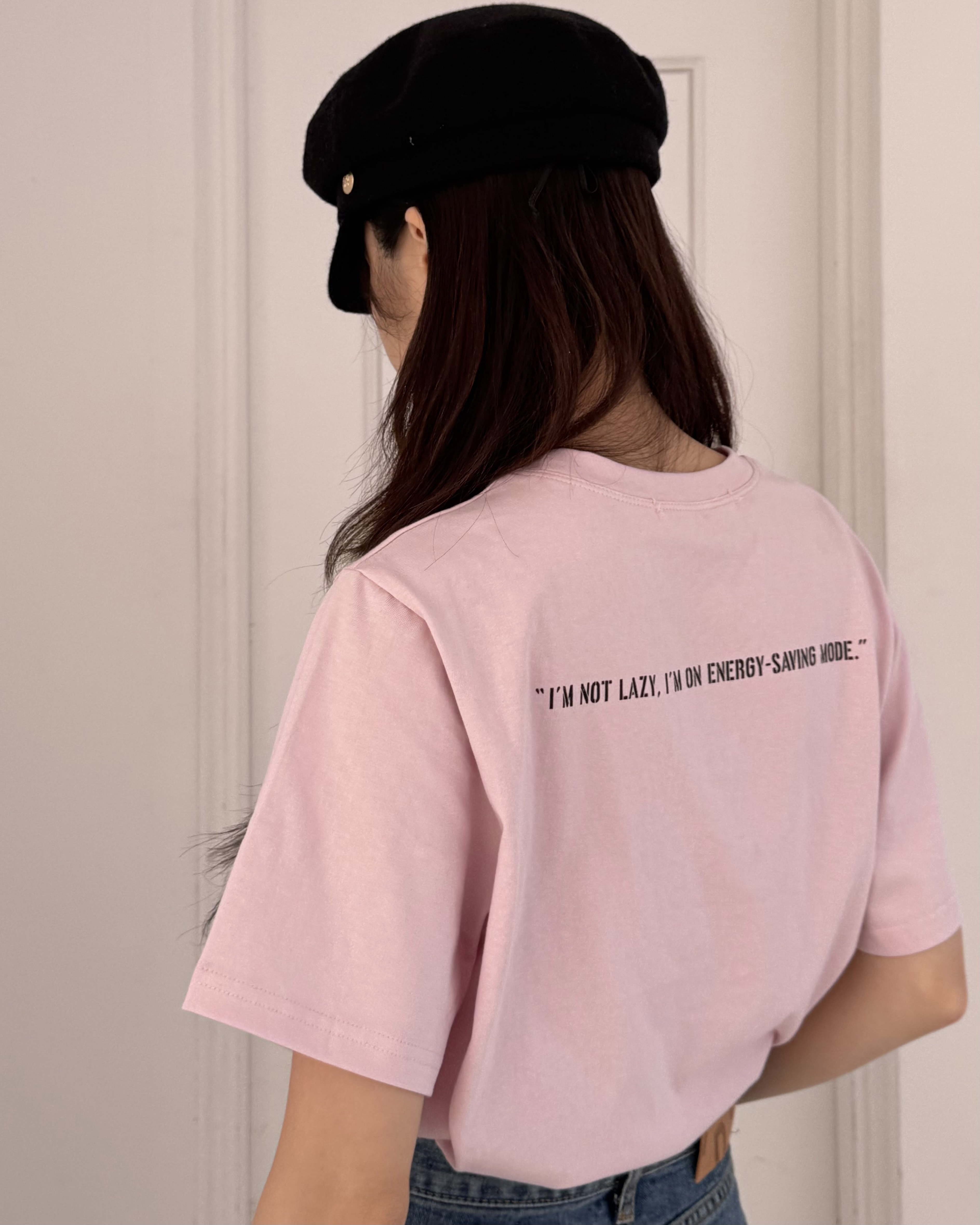 バックレタリングショート半袖Tシャツ | 詳細画像3