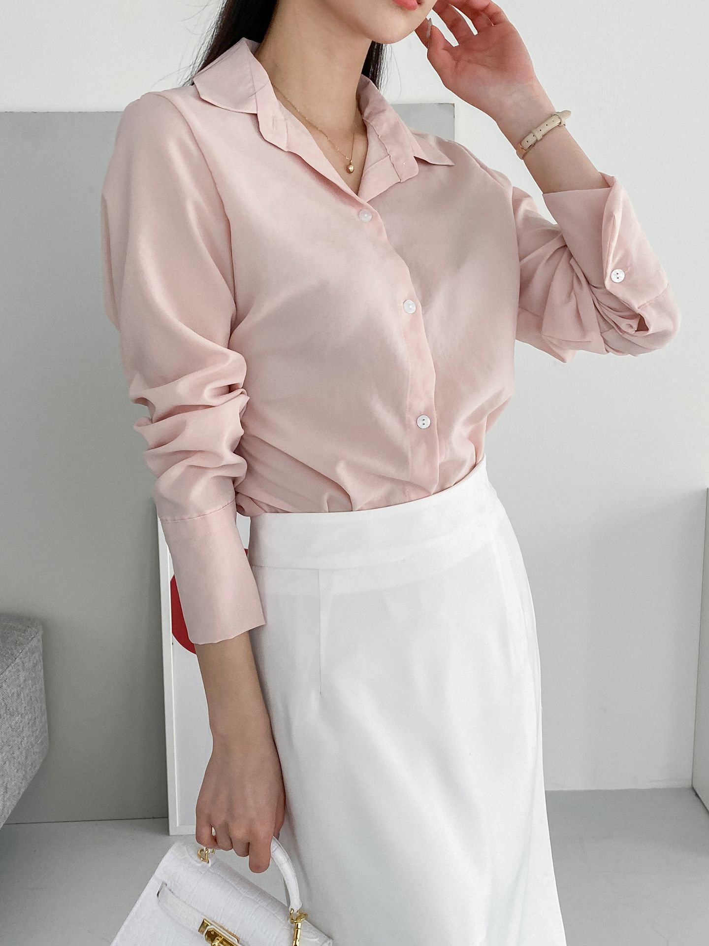 ワイドカフスシースルーシャツ | 詳細画像3