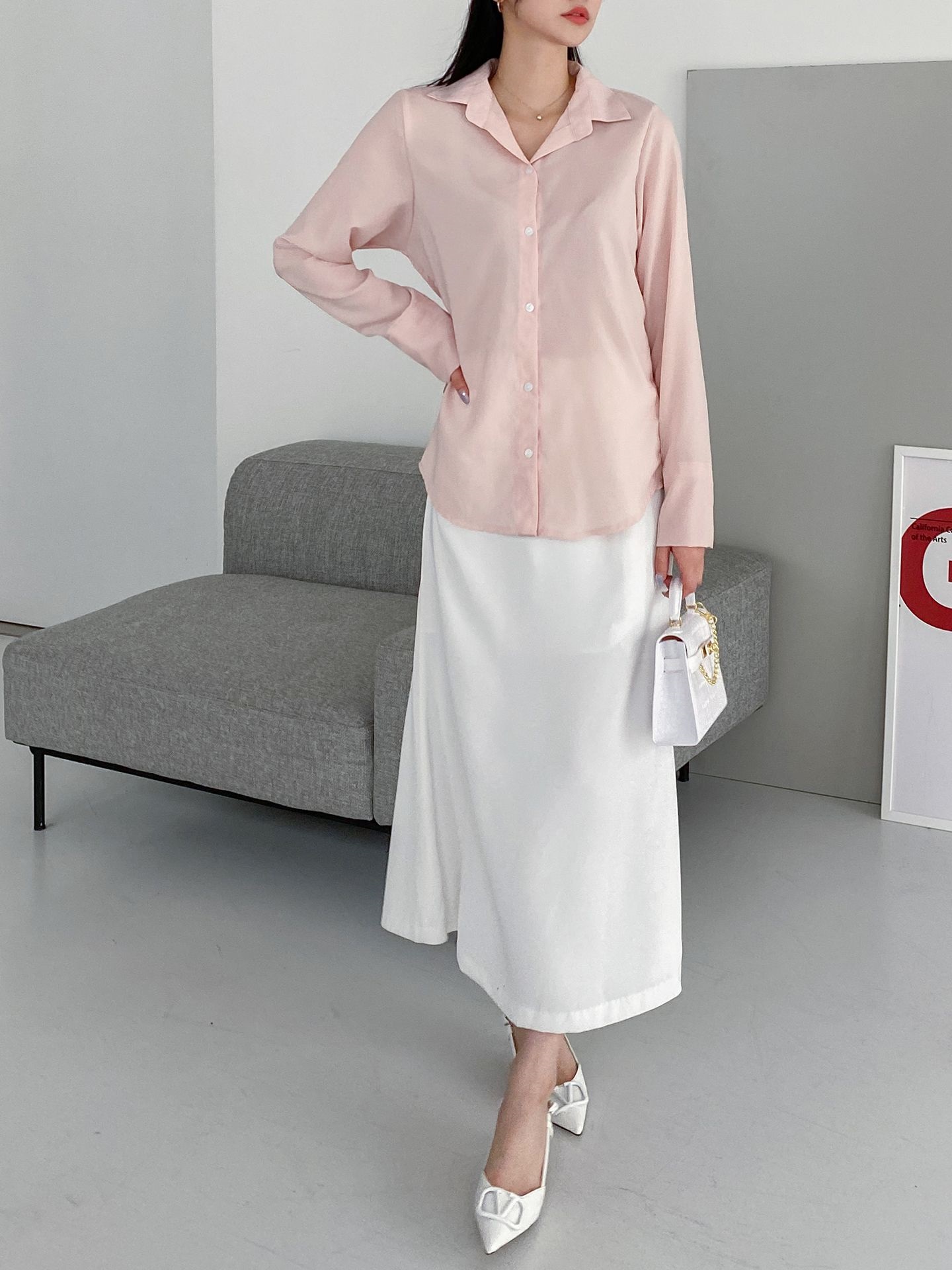 ワイドカフスシースルーシャツ | 詳細画像4