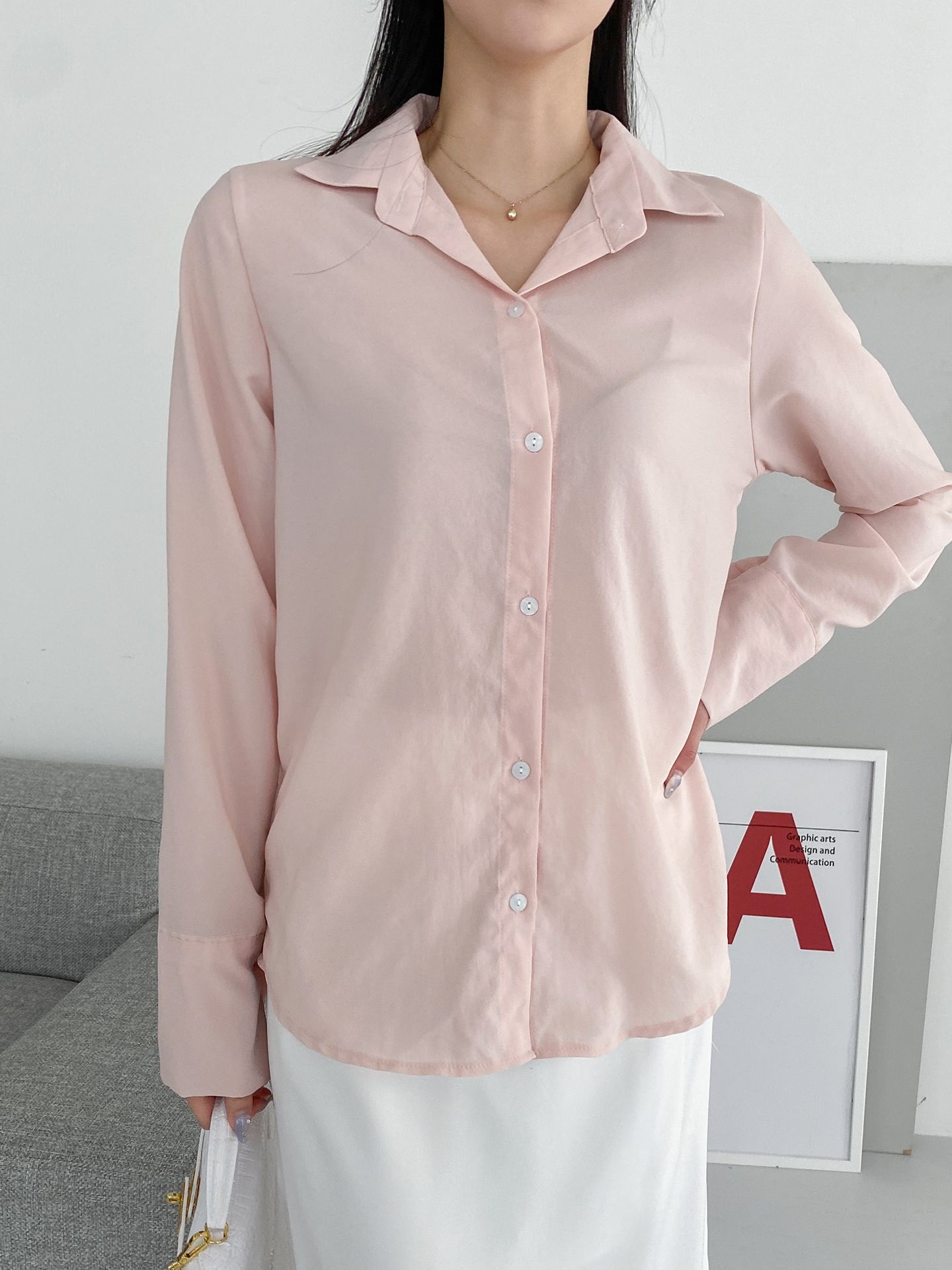 ワイドカフスシースルーシャツ | 詳細画像9