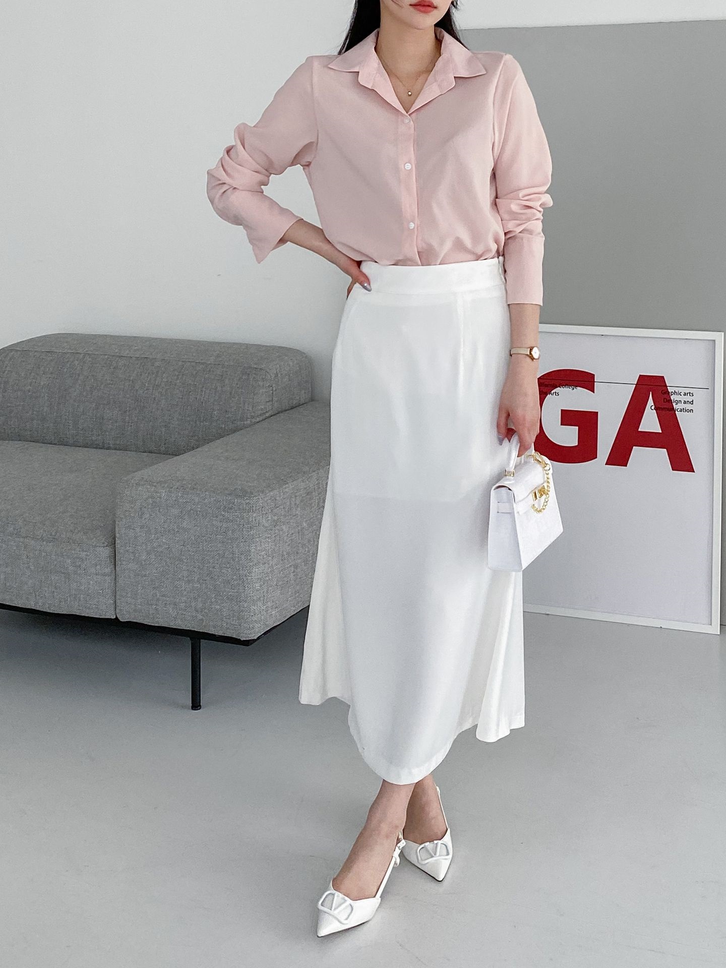 ワイドカフスシースルーシャツ | 詳細画像10