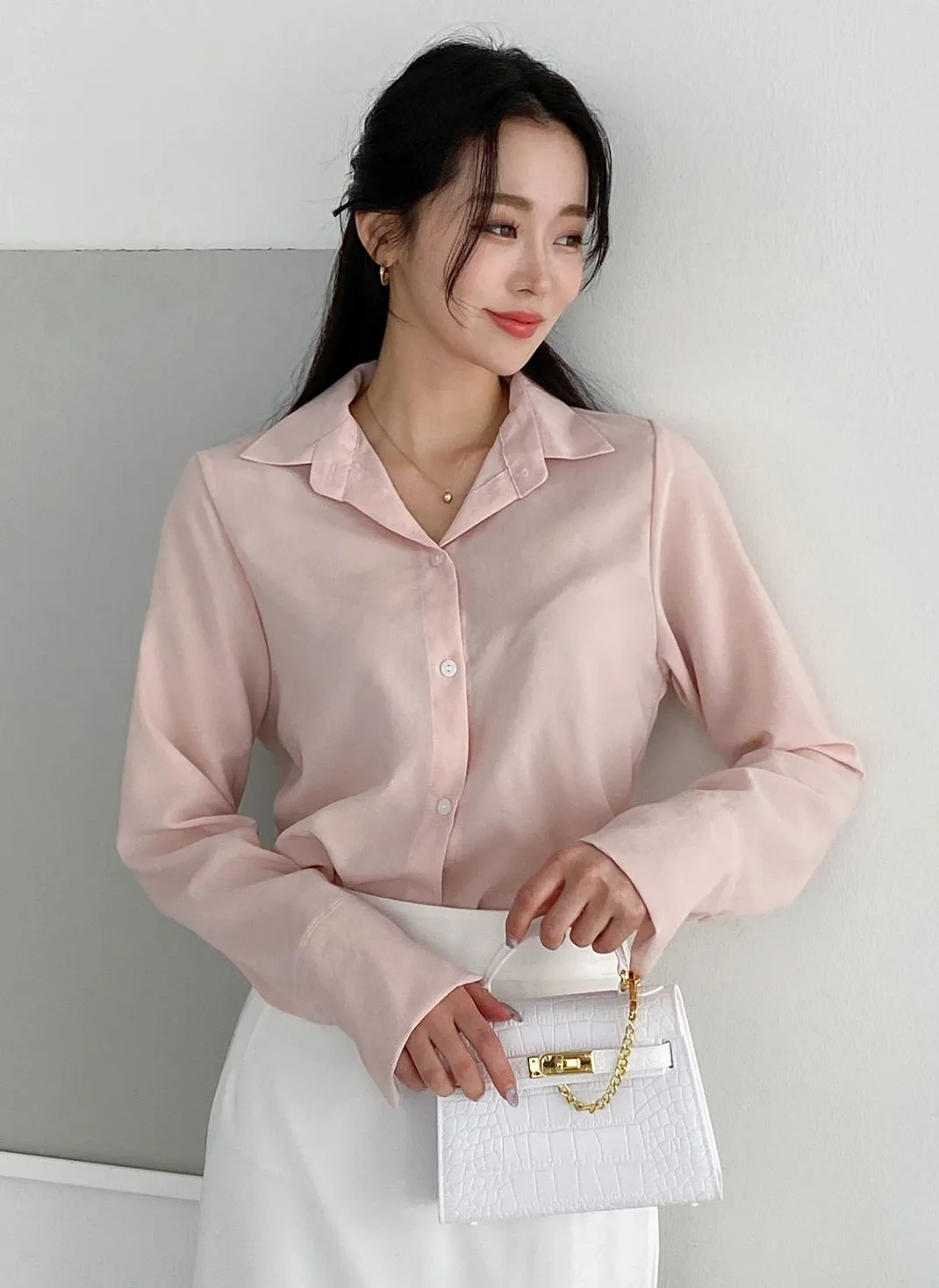 ワイドカフスシースルーシャツ | 詳細画像1