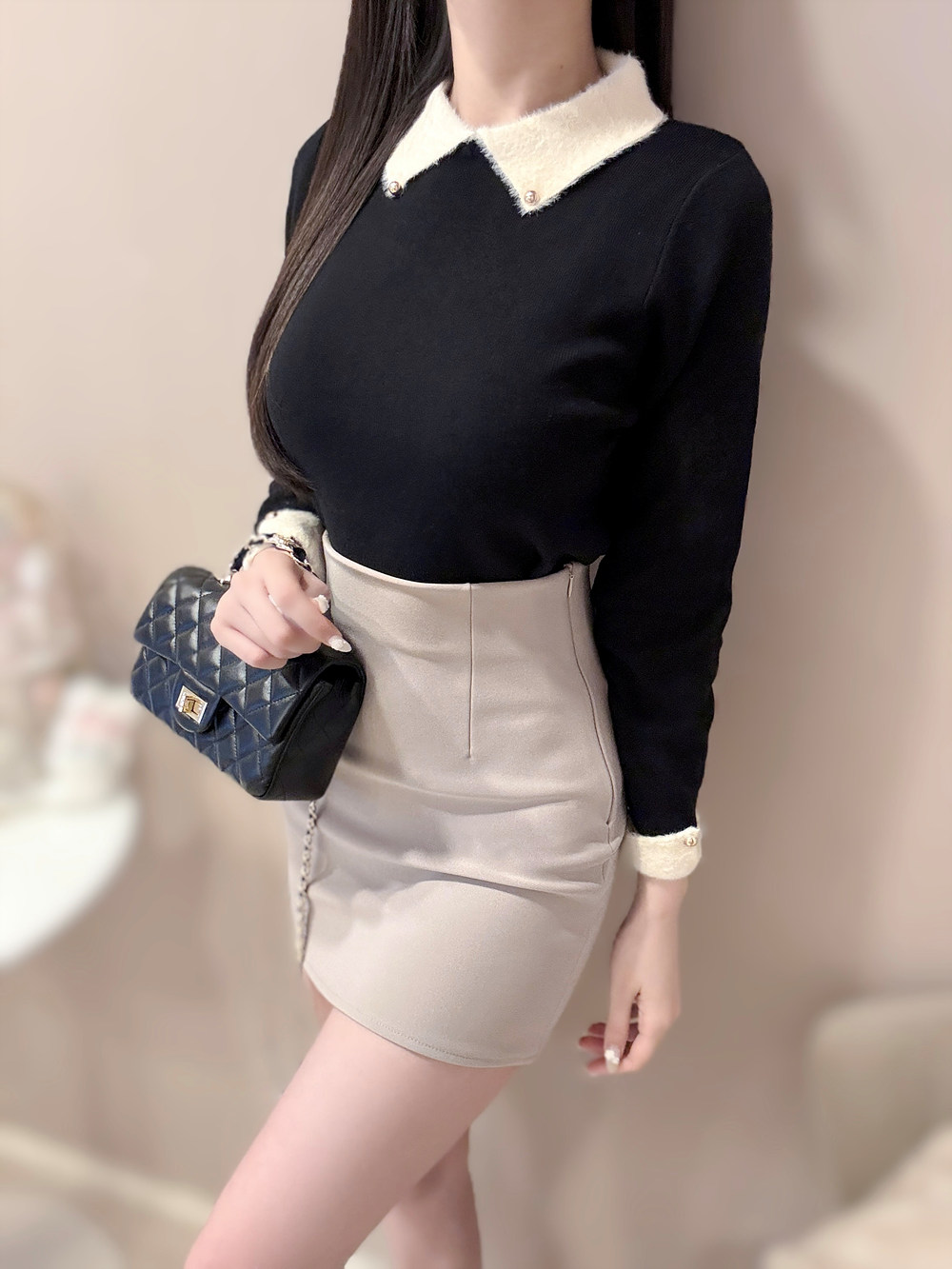 配色ファータッチカラーニット | 詳細画像12