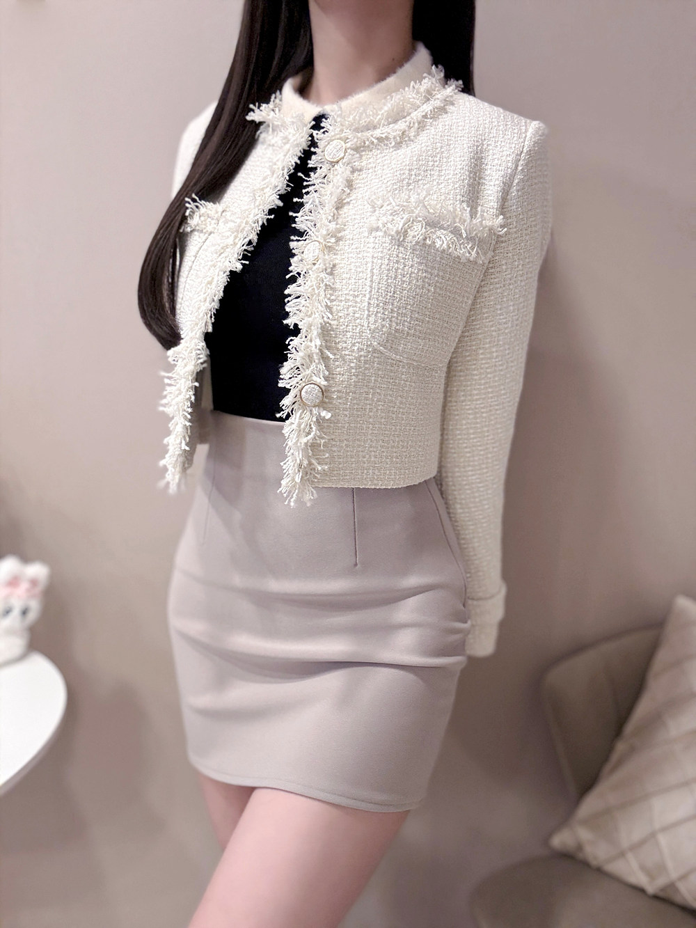 フリンジツイードジャケット | 詳細画像6