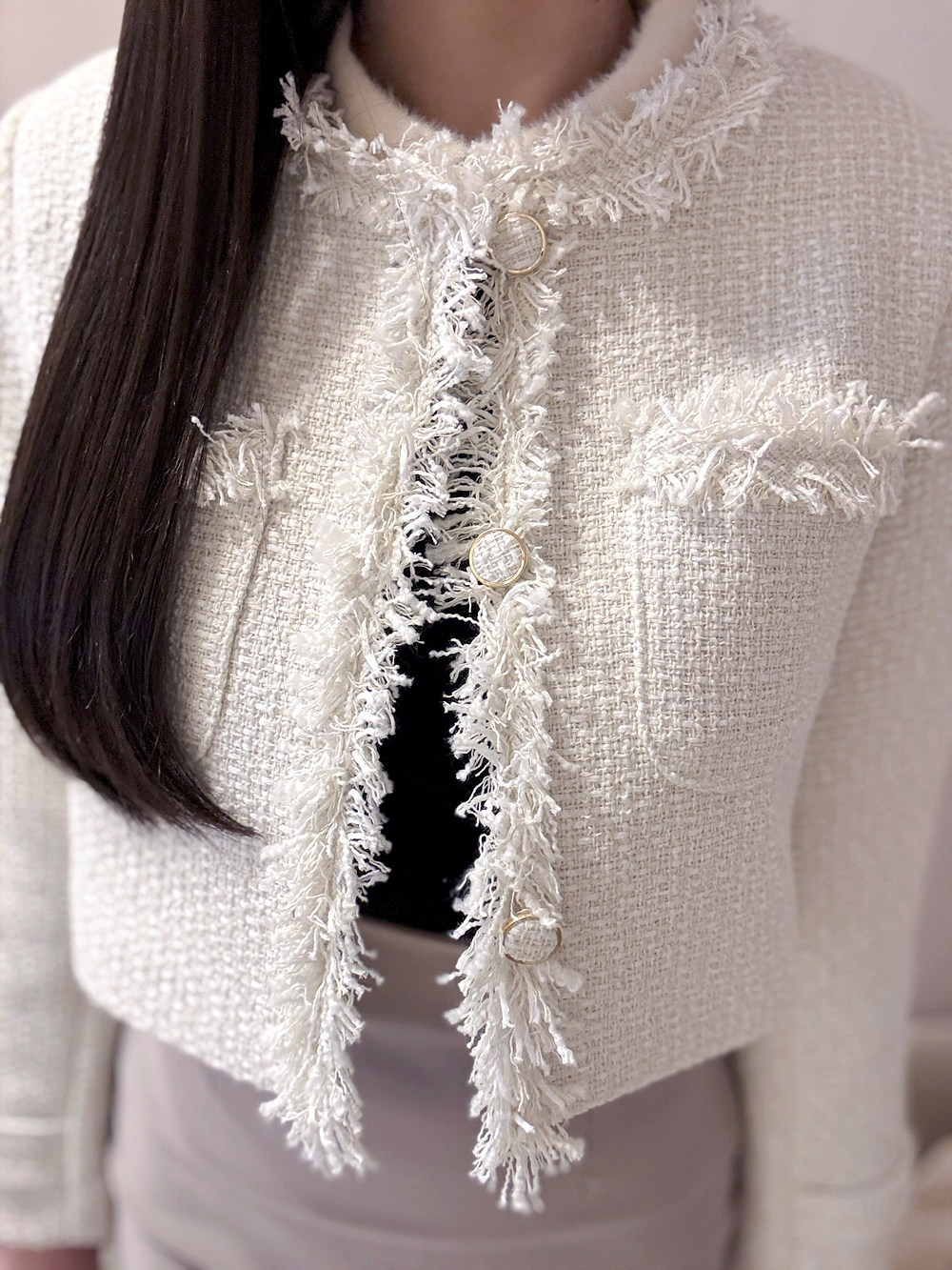 フリンジツイードジャケット | 詳細画像10