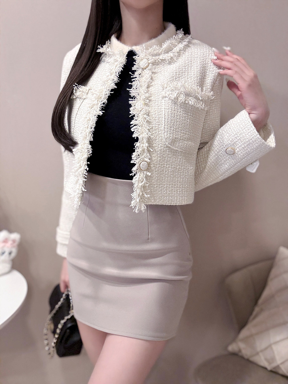 フリンジツイードジャケット | 詳細画像11