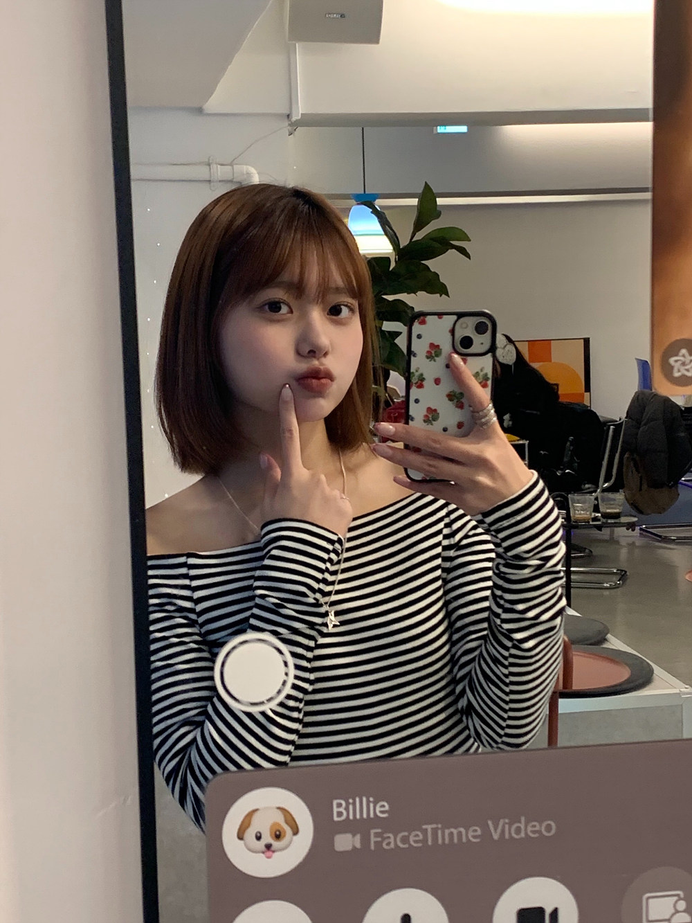 ボーダーオフショルダースリムTシャツ | 詳細画像5