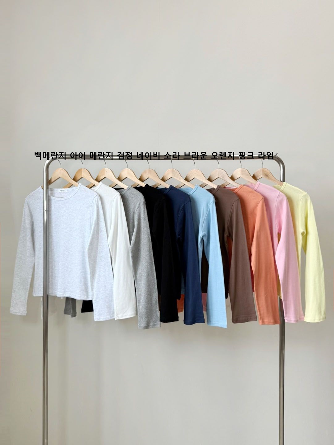 10COLORSラウンドネックTシャツ | 詳細画像21