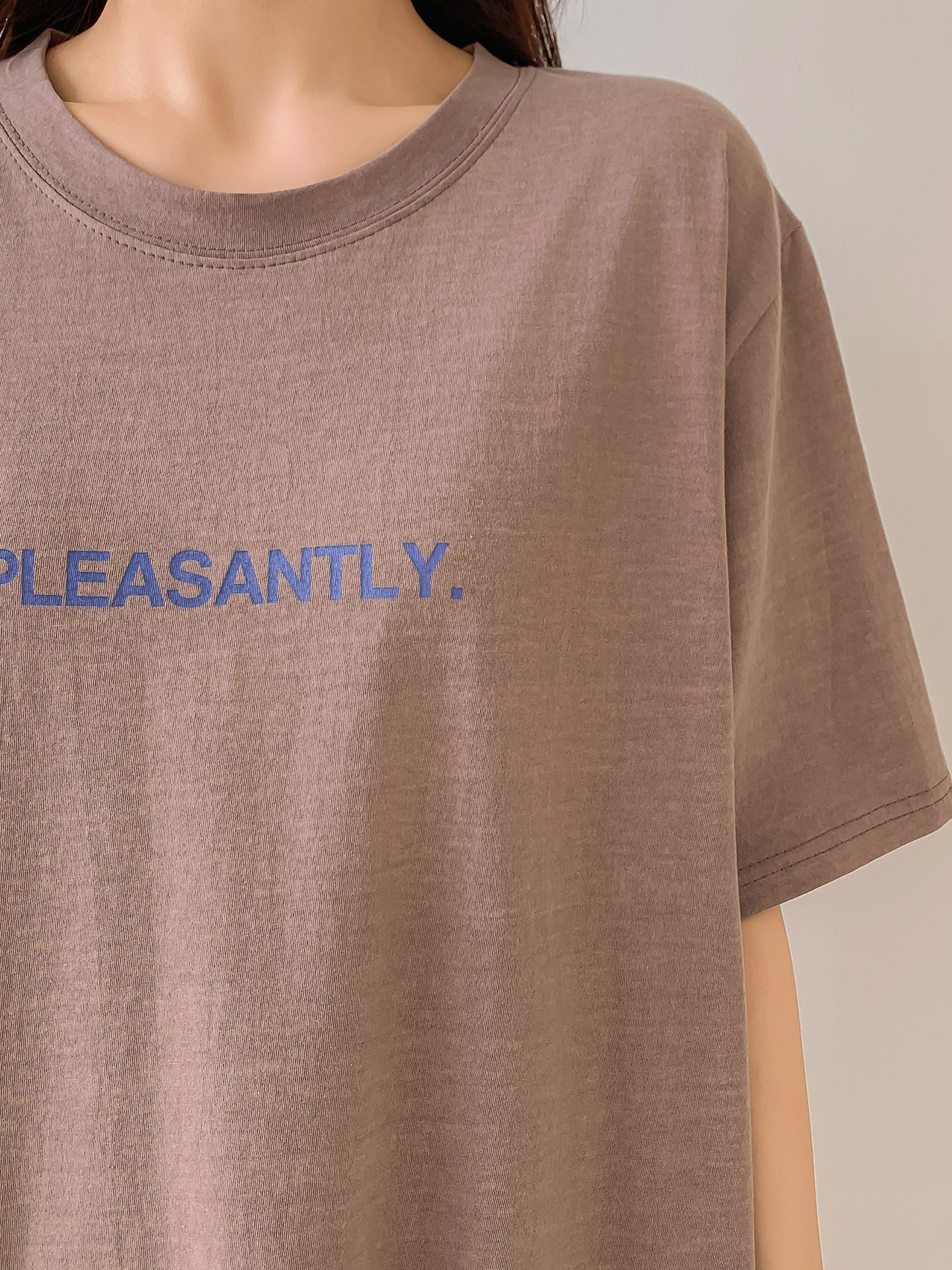 ロゴ半袖Tシャツロングワンピース | 詳細画像17