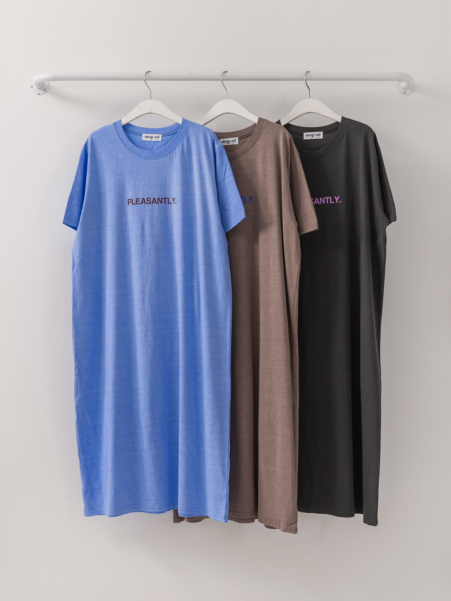 ロゴ半袖Tシャツロングワンピース | 詳細画像20