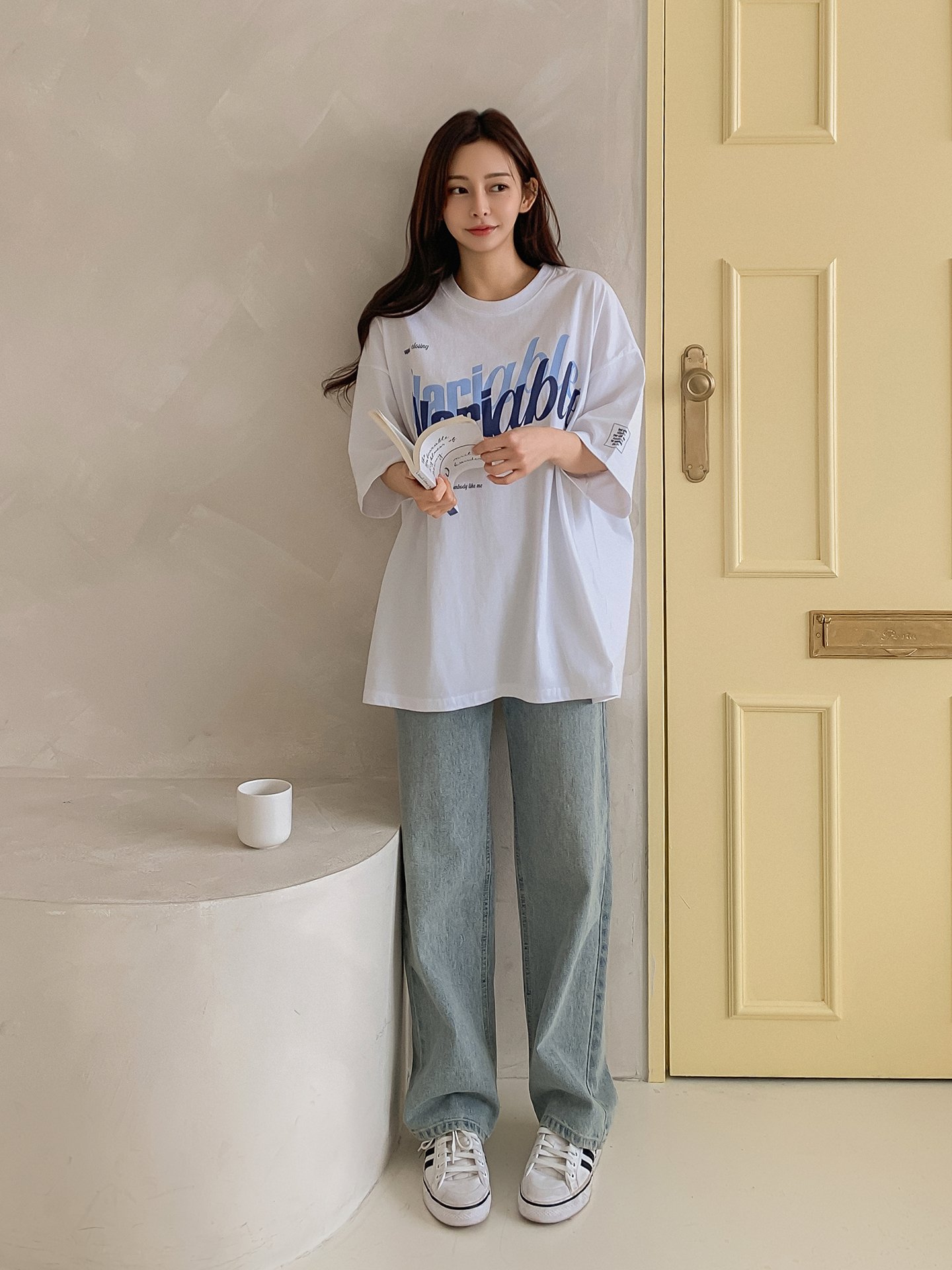 VariableシャドウロゴボクシーTシャツ | 詳細画像11