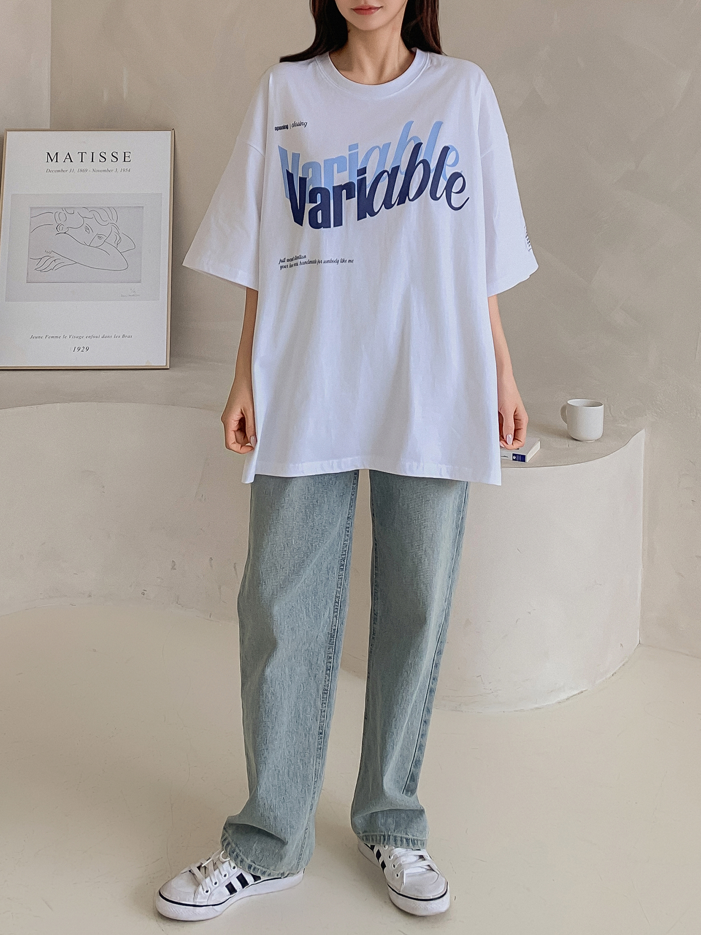 VariableシャドウロゴボクシーTシャツ | 詳細画像14