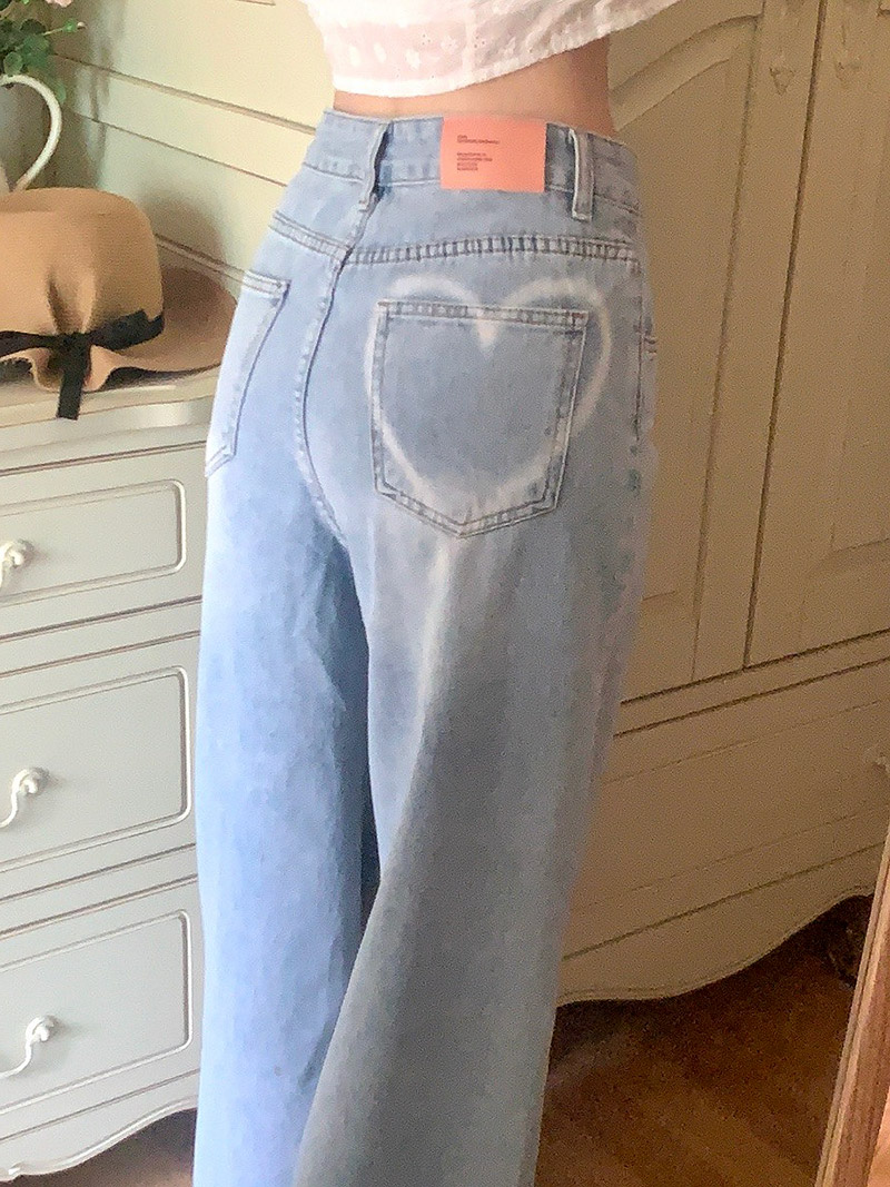 バックハートカットオフデニムパンツ | 詳細画像3