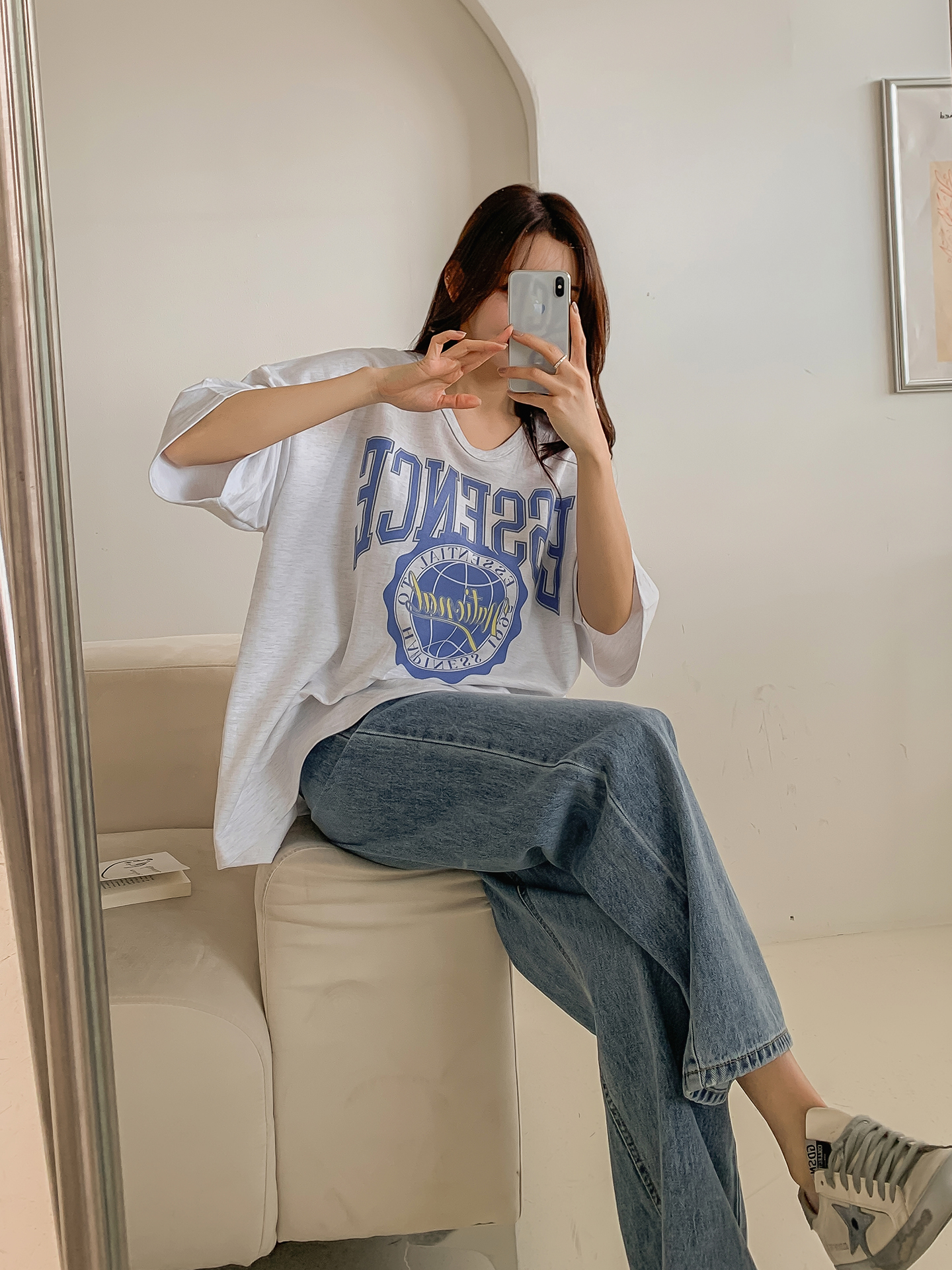 ESSENCEエンブレムボクシーTシャツ | 詳細画像6